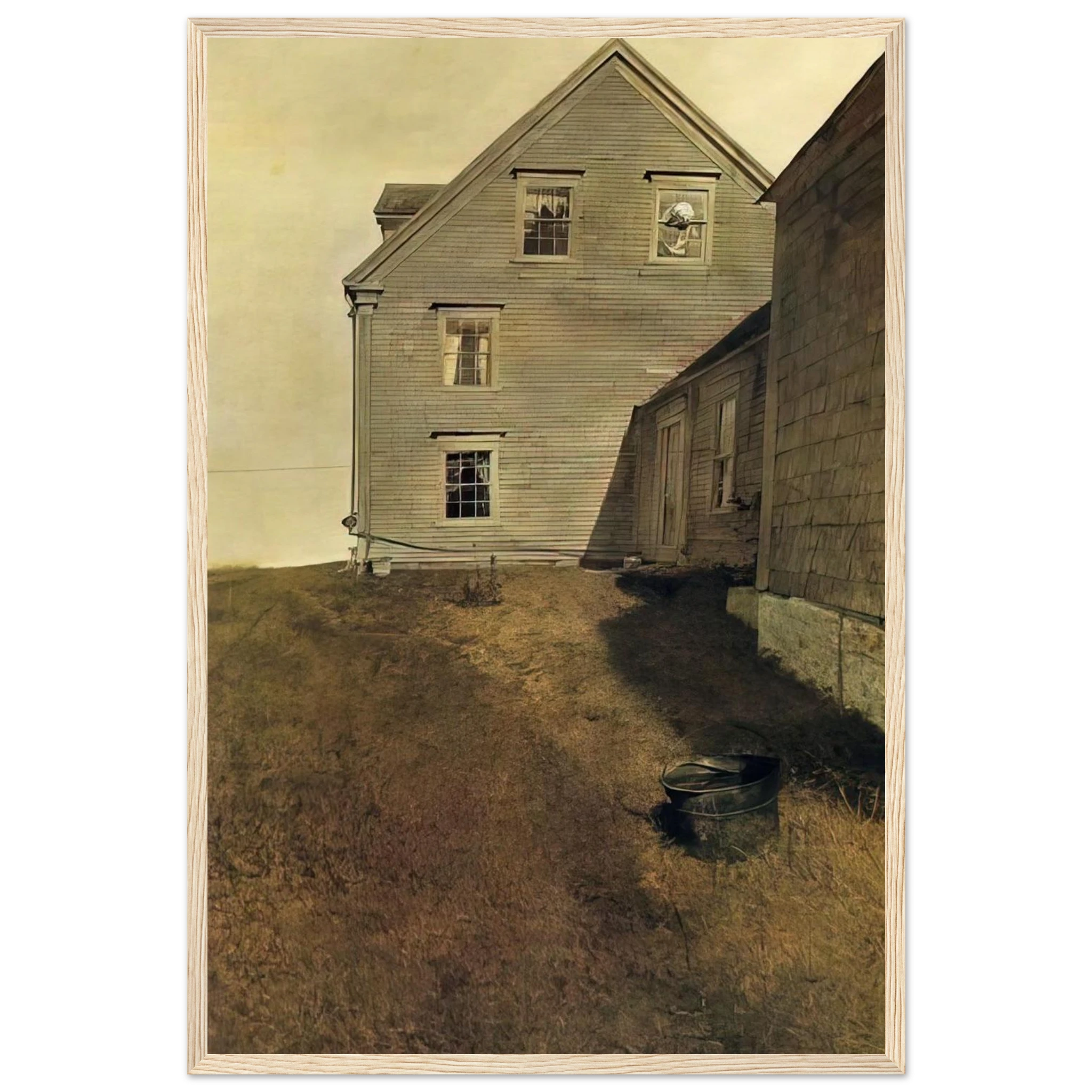 WEATHERSIDE Framed Poster | Andrew Wyeth Framed Prints Wall Art | Andrew Wyeth Prints