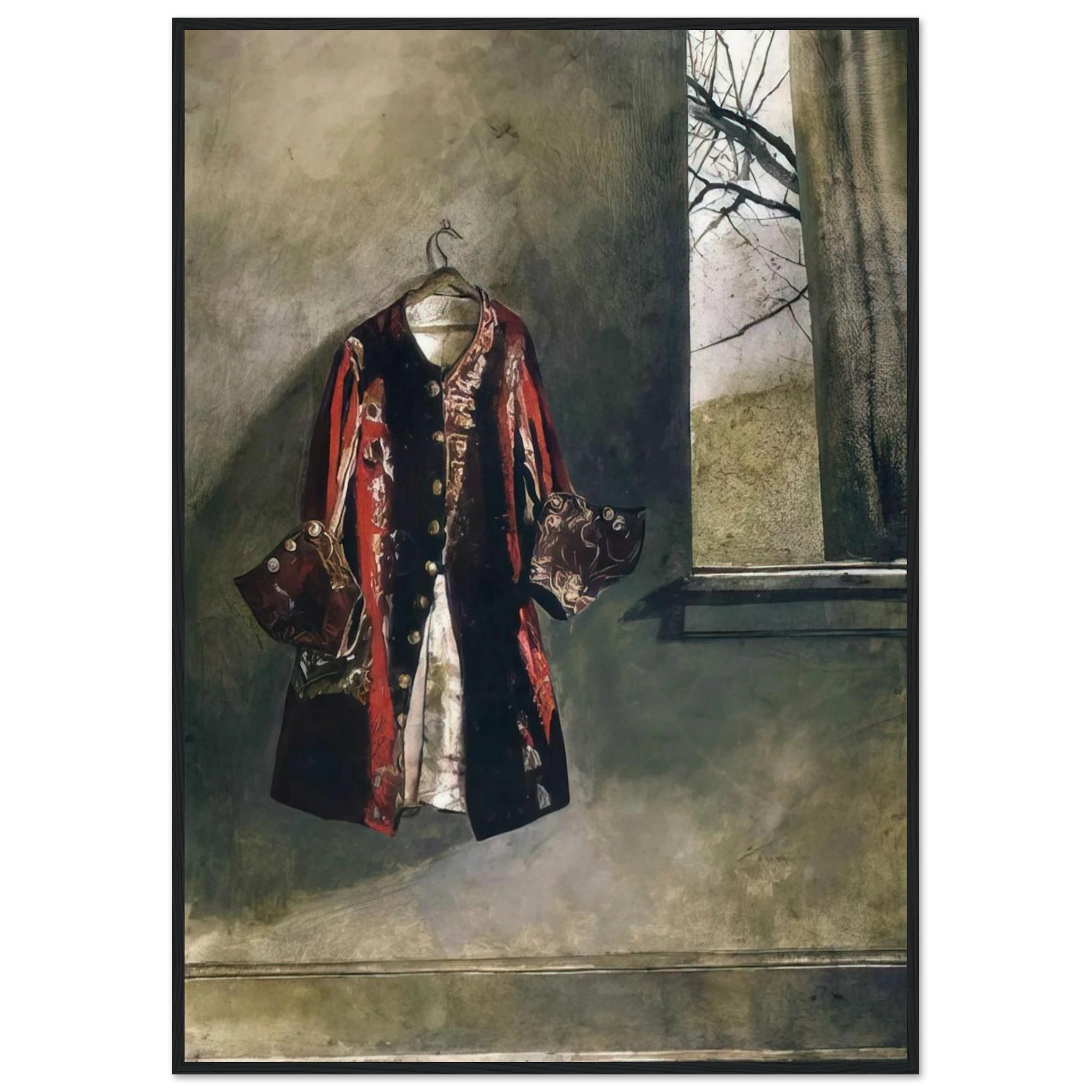 CURTAIN CALL Framed Poster | Andrew Wyeth Framed Prints Wall Art | Andrew Wyeth Prints