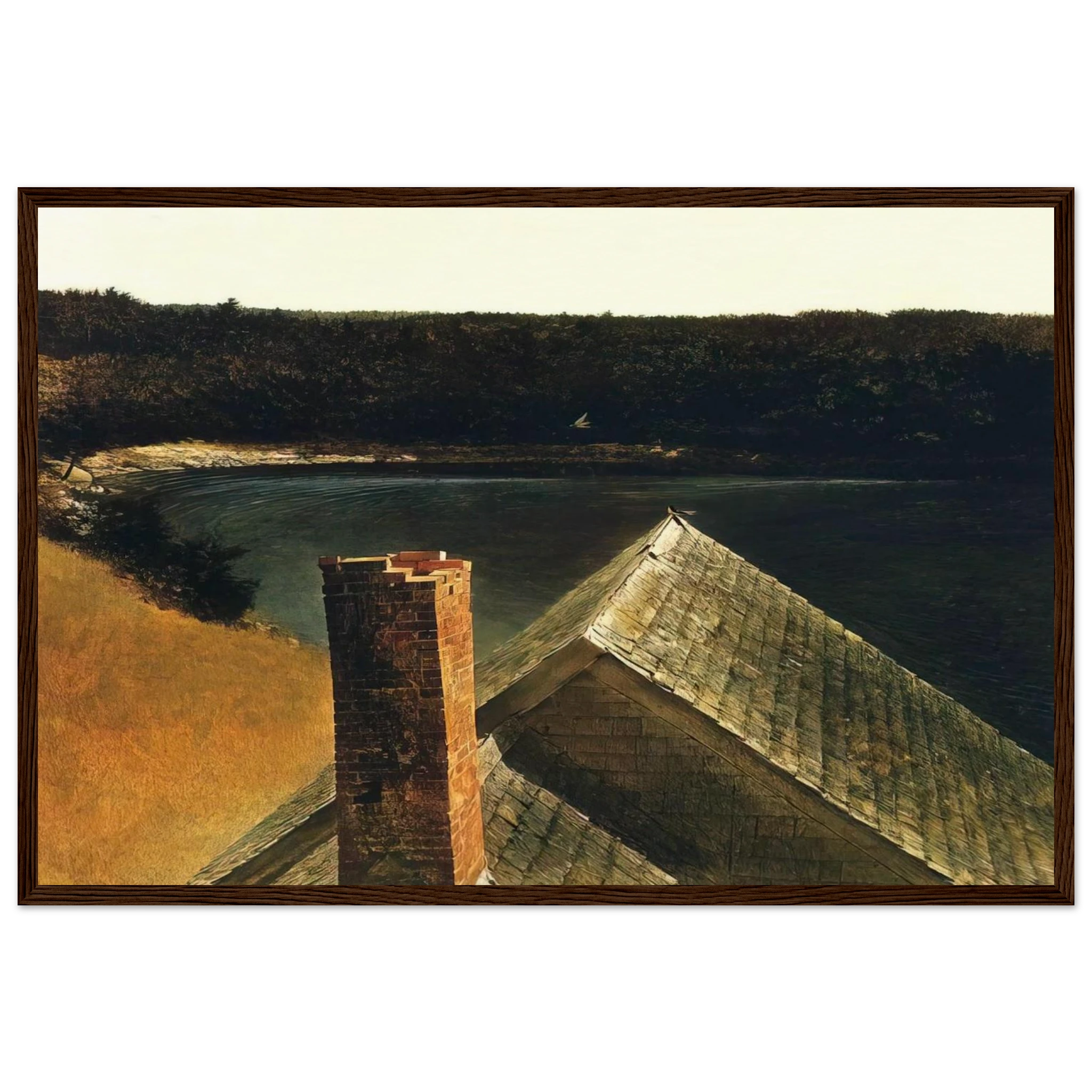 END OF OLSONS Framed Poster | Andrew Wyeth Framed Prints Wall Art | Andrew Wyeth Prints