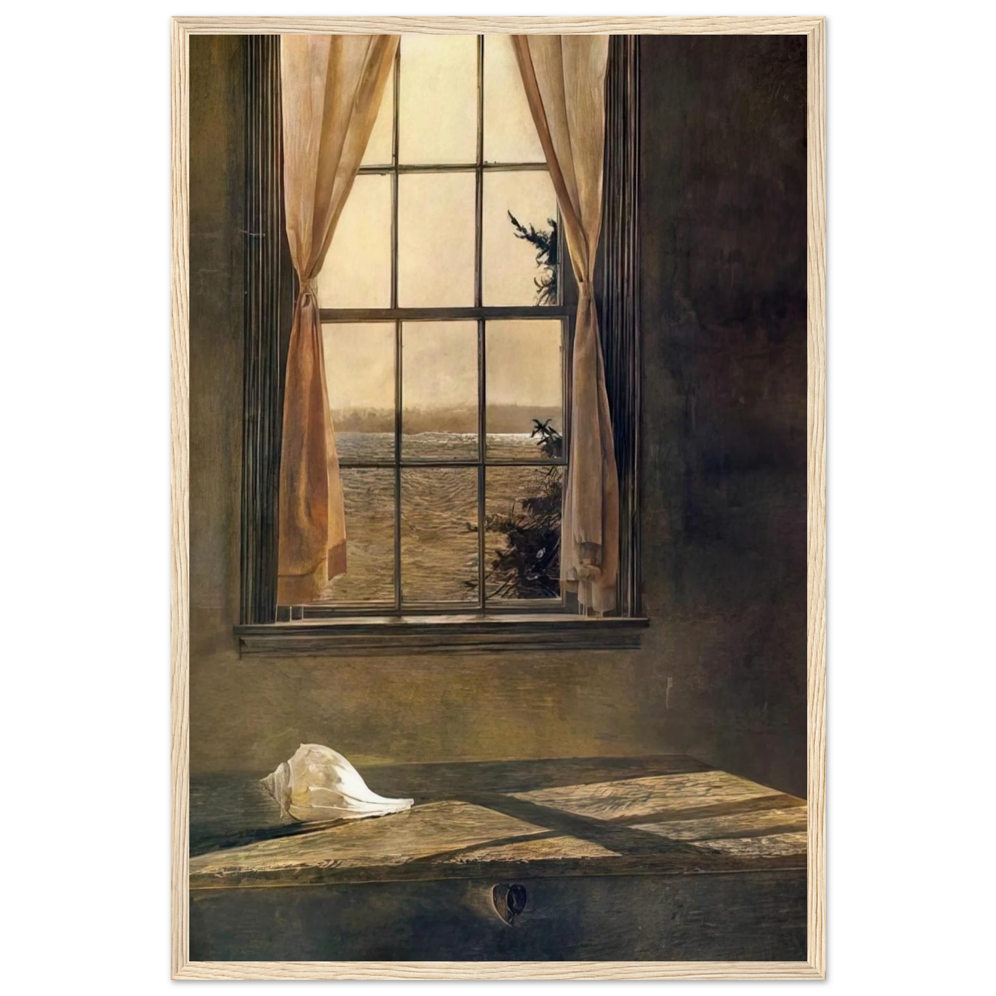HER ROOM Framed Poster | Andrew Wyeth Framed Prints Wall Art | Andrew Wyeth Prints