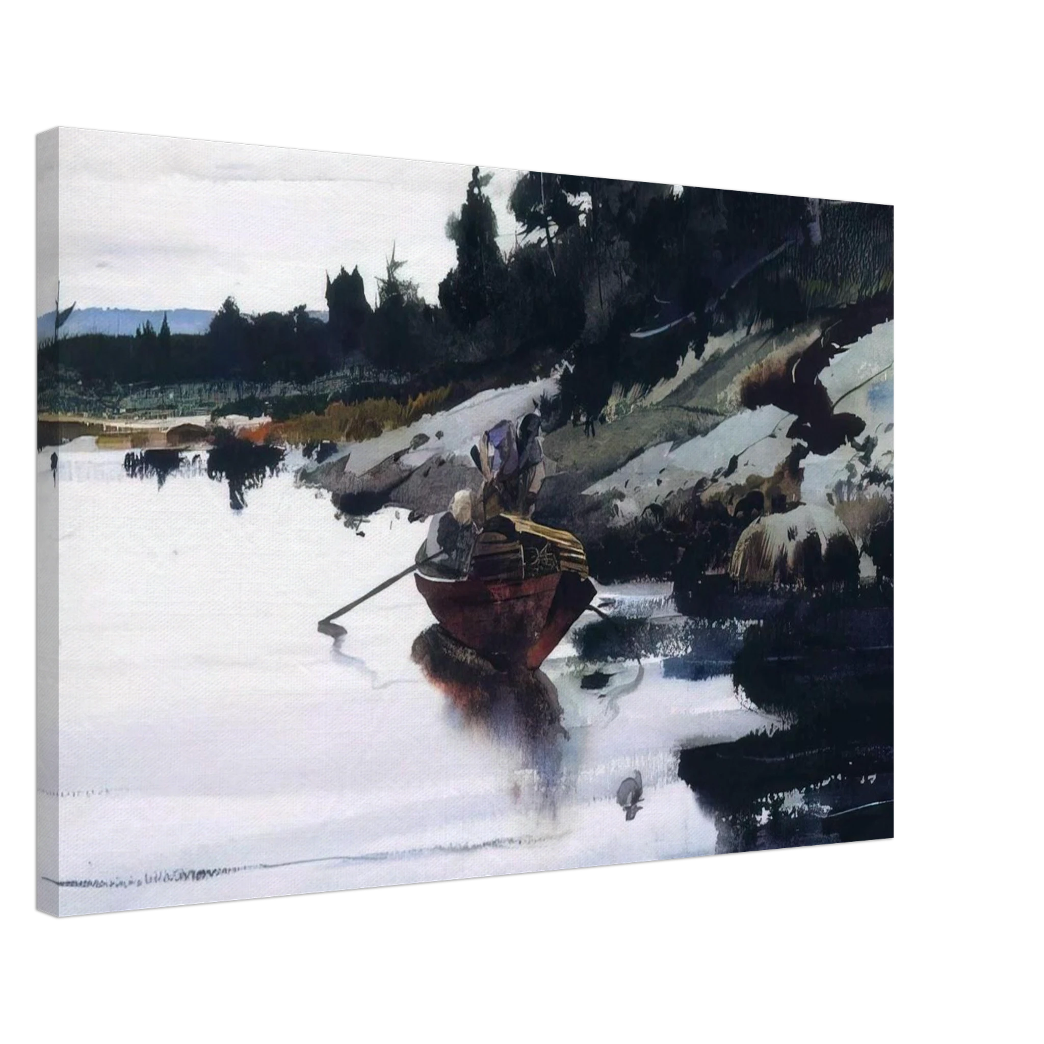 TURKEY COVE LEDGE Canvas | Andrew Wyeth Canvas | Andrew Wyeth Prints