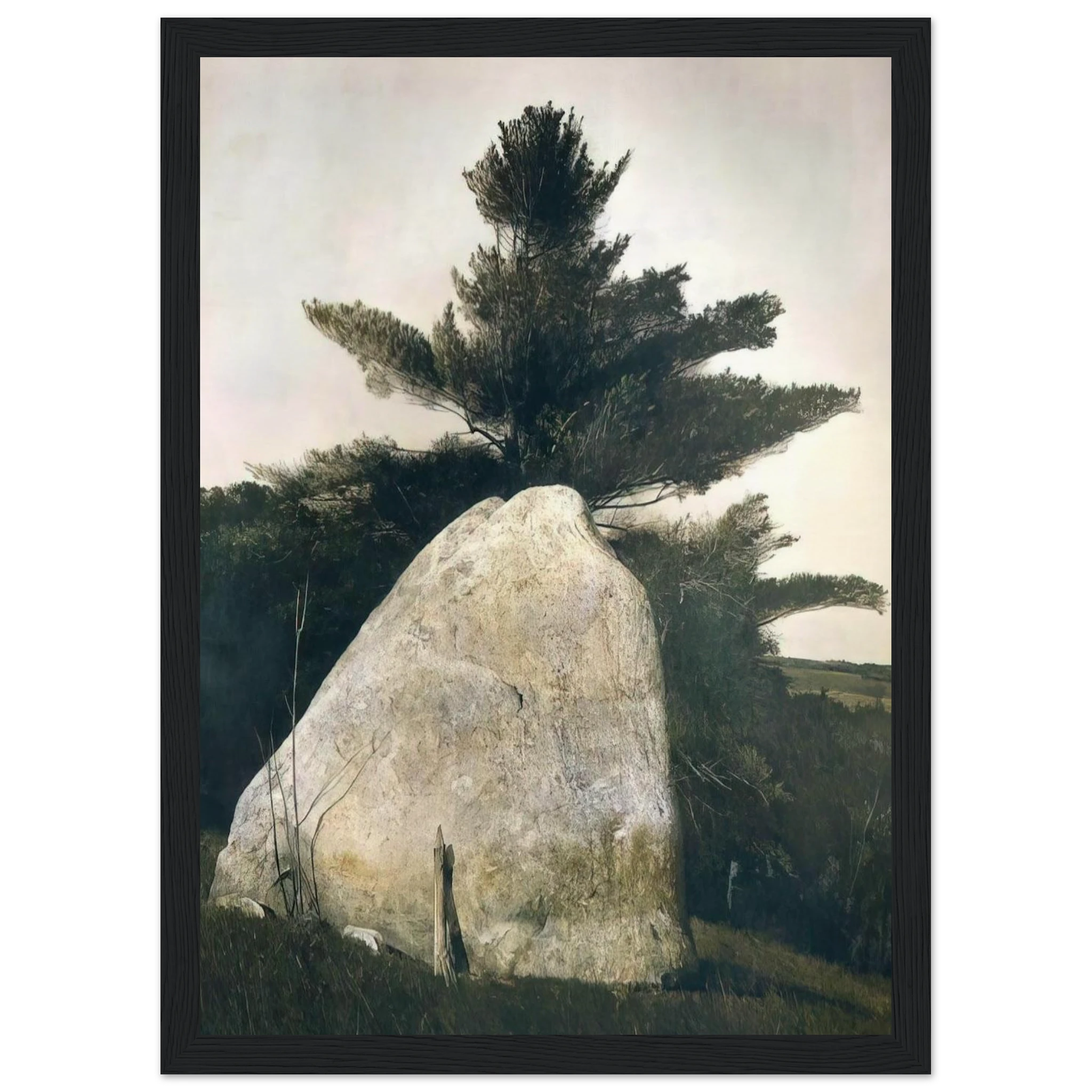 PENNSYLVANIA LANDSCAPE Framed Poster | Andrew Wyeth Framed Prints Wall Art | Andrew Wyeth Prints