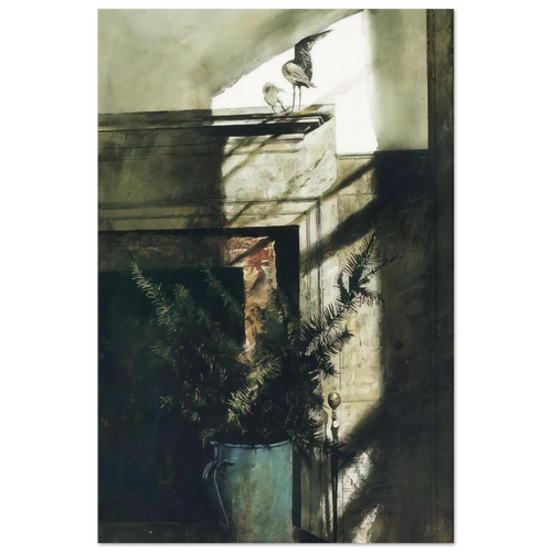 BIRD IN THE HOUSE Poster | Andrew Wyeth Poster | Andrew Wyeth Prints