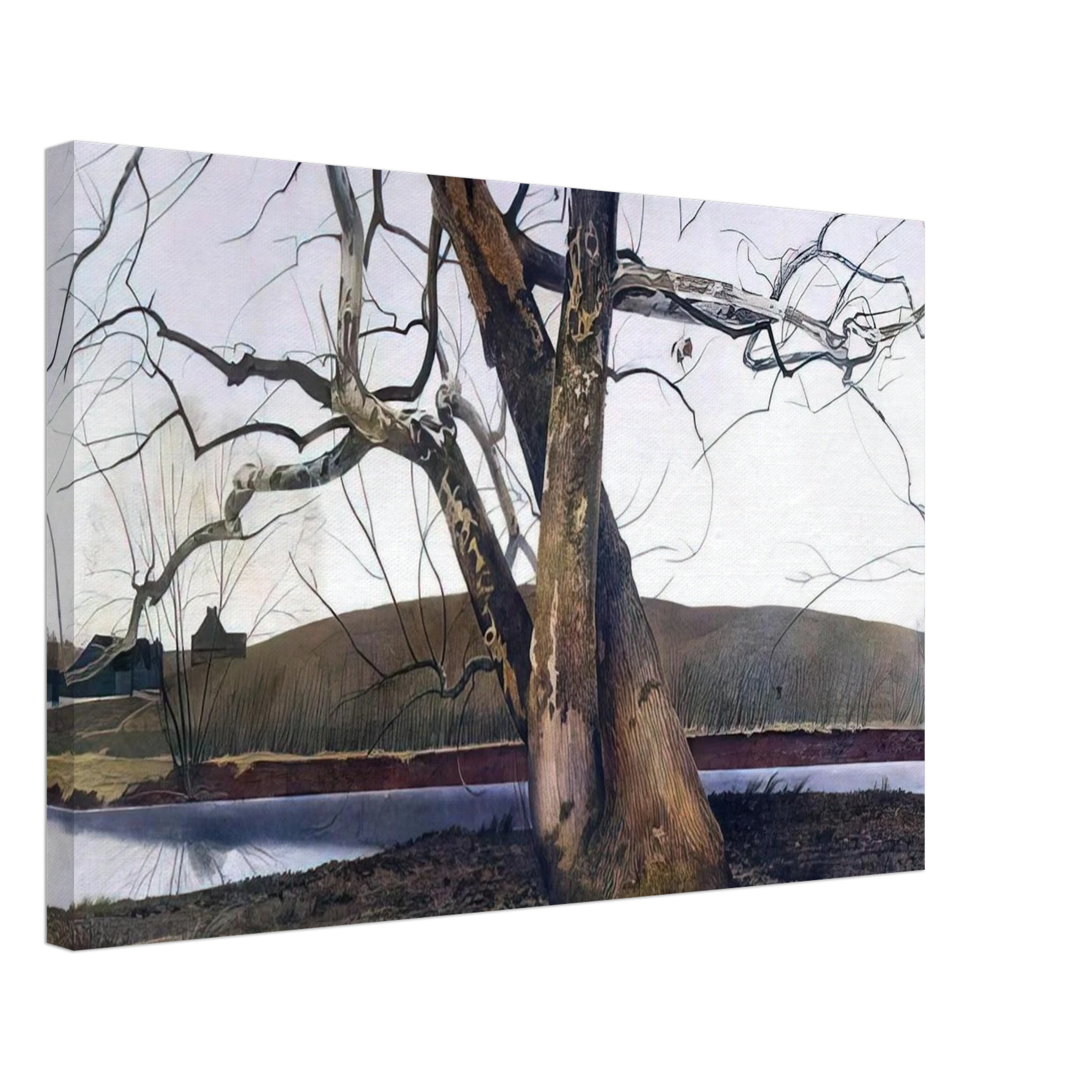 DIL HUEY FARM Canvas | Andrew Wyeth Canvas | Andrew Wyeth Prints