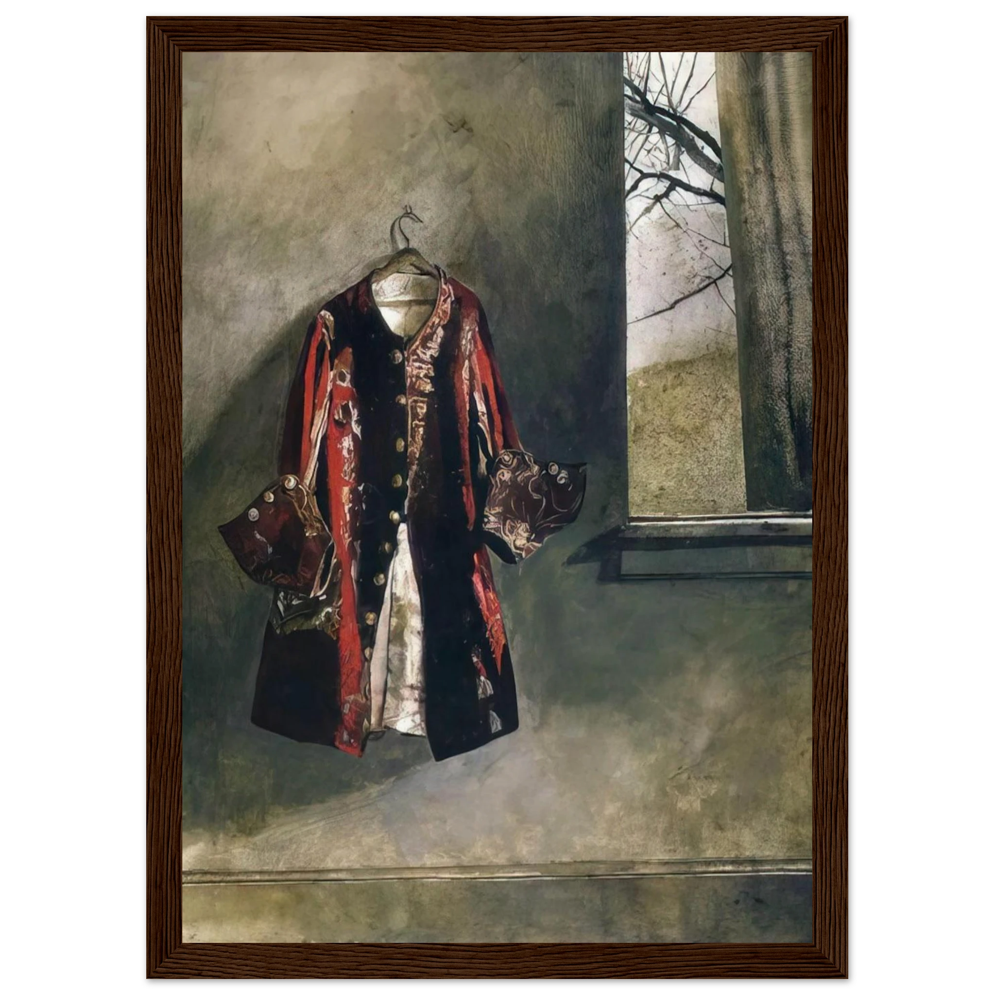 CURTAIN CALL Framed Poster | Andrew Wyeth Framed Prints Wall Art | Andrew Wyeth Prints