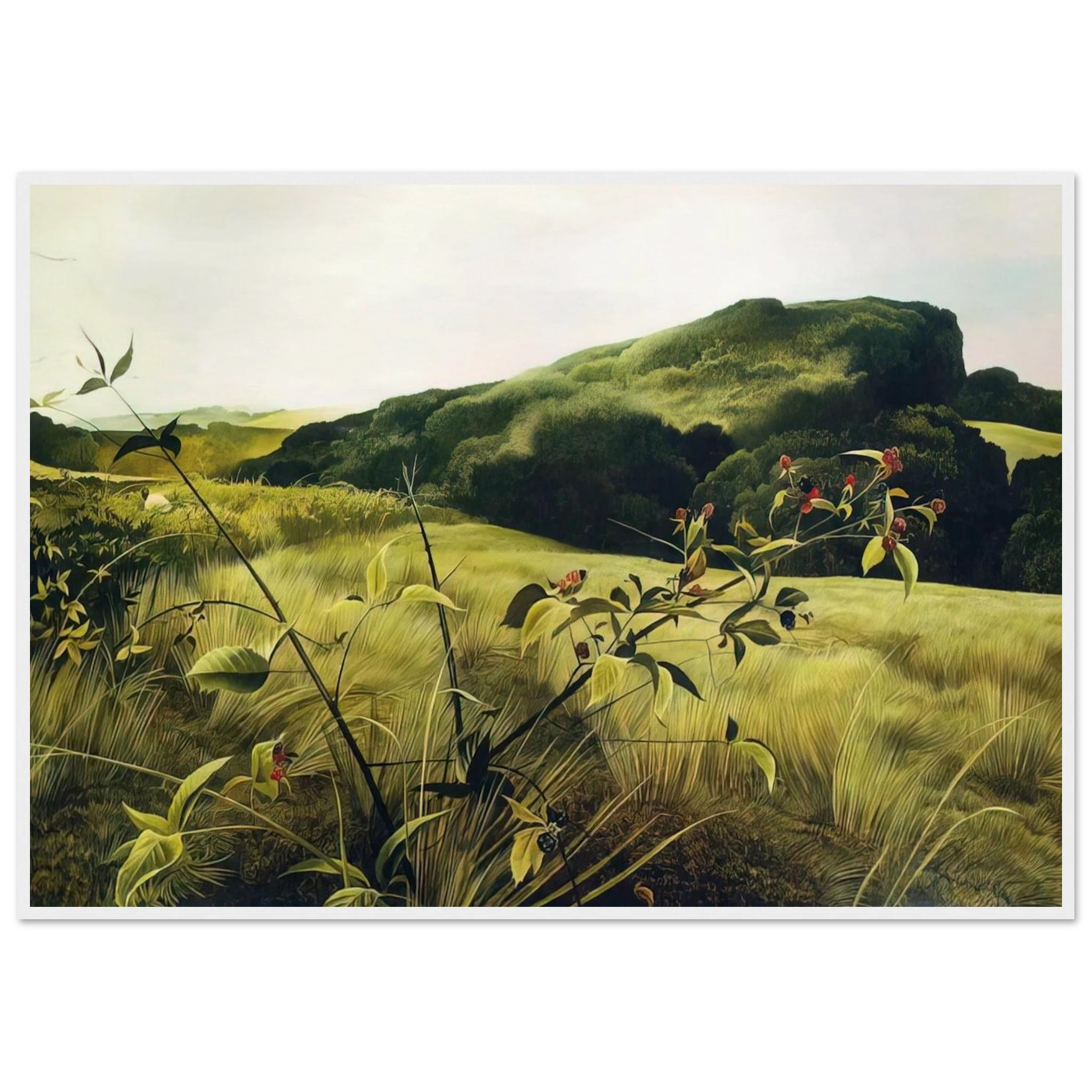 BLACKBERRY PICKER Framed Poster | Andrew Wyeth Framed Prints Wall Art | Andrew Wyeth Prints