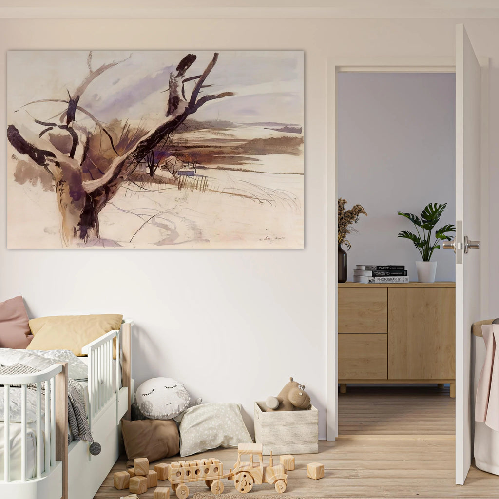 WINTER FARM SCENE Poster | Andrew Wyeth Poster | Andrew Wyeth Prints