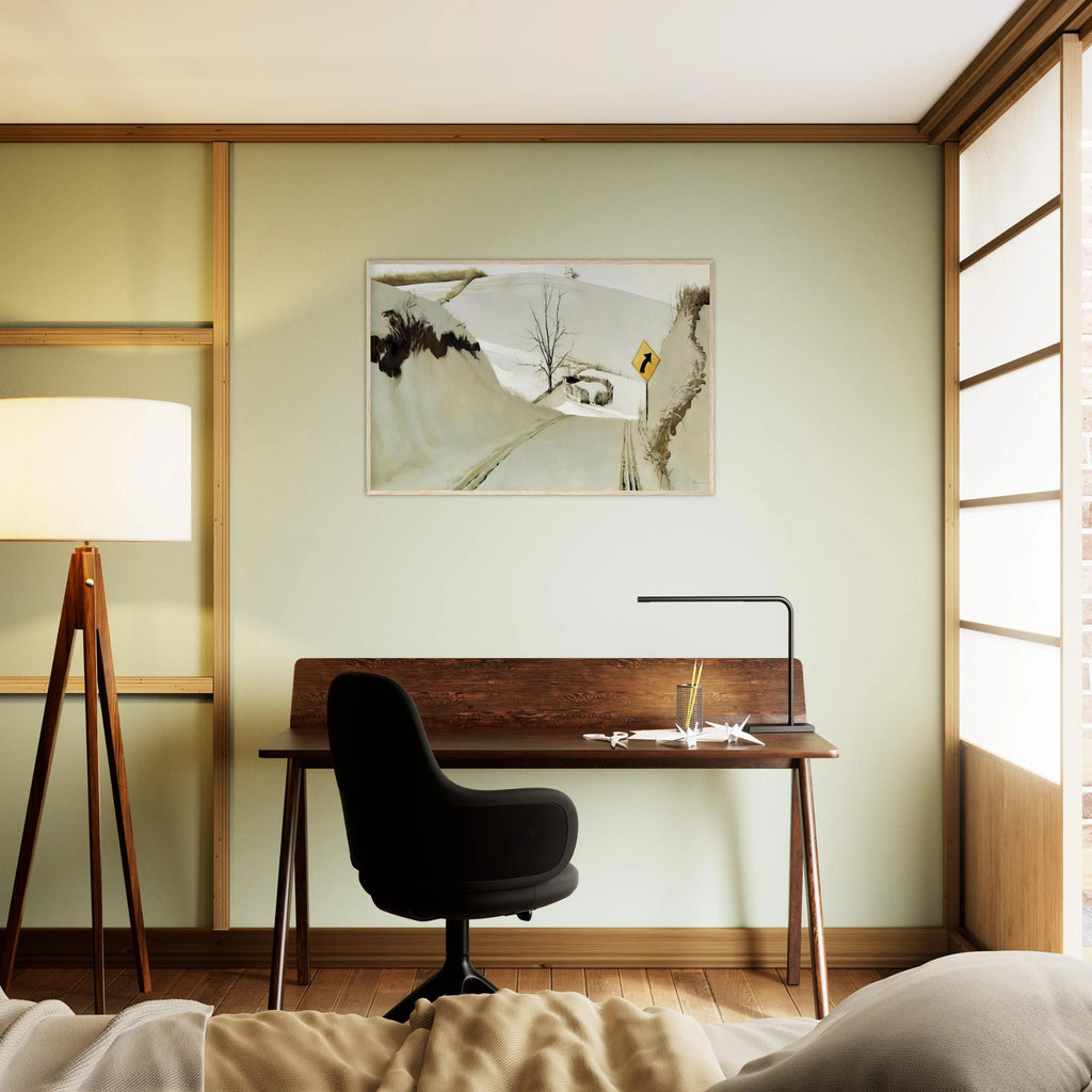 RING ROAD Framed Poster | Andrew Wyeth Framed Prints Wall Art | Andrew Wyeth Prints