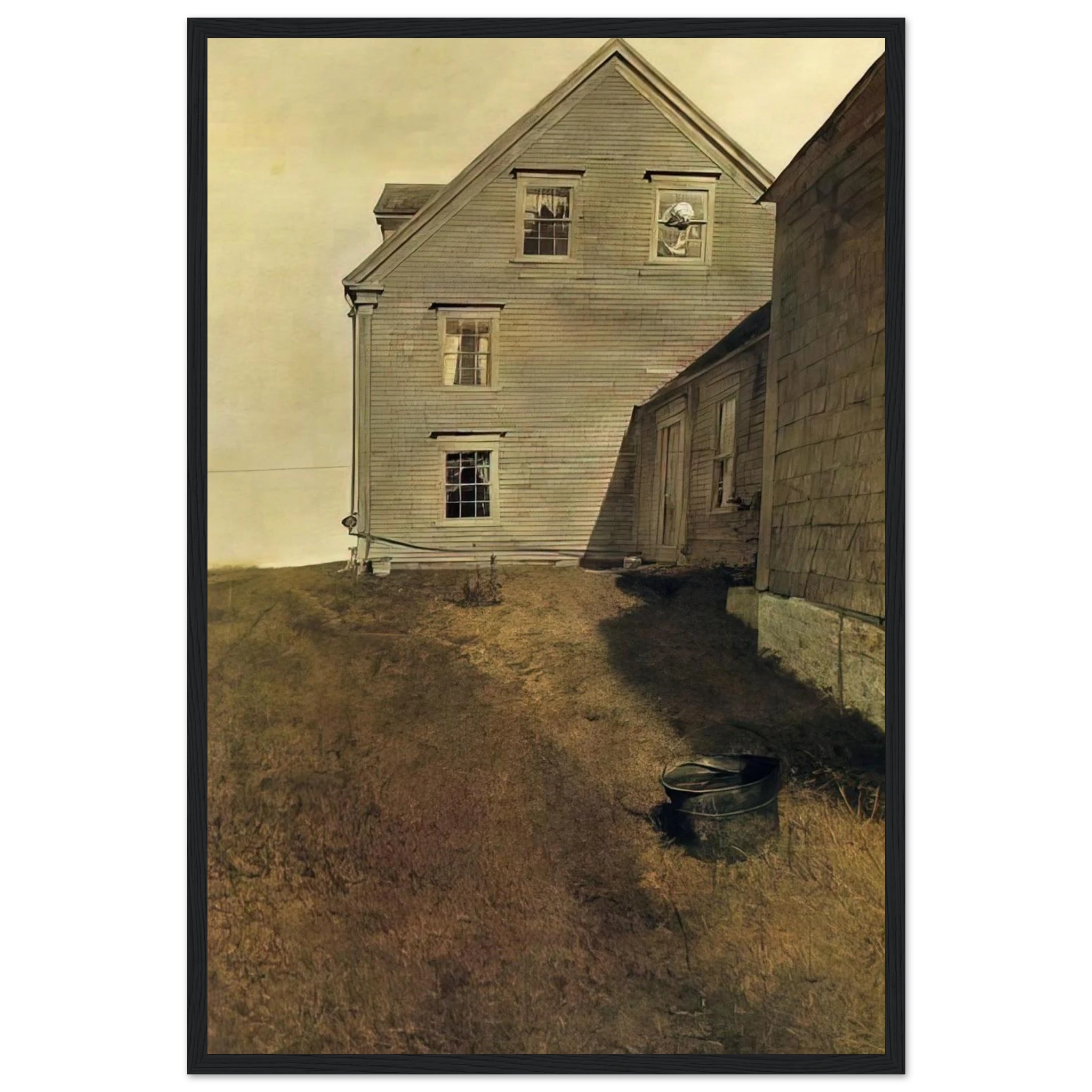 WEATHERSIDE Framed Poster | Andrew Wyeth Framed Prints Wall Art | Andrew Wyeth Prints
