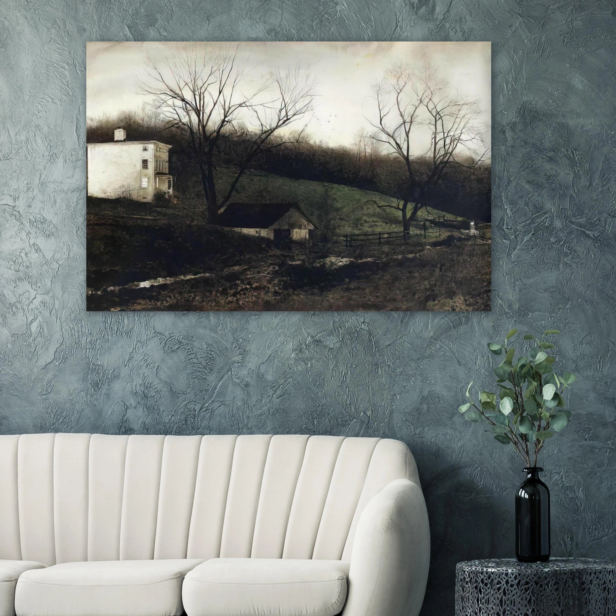 EVENING AT KUERNERS Poster | Andrew Wyeth Poster | Andrew Wyeth Prints