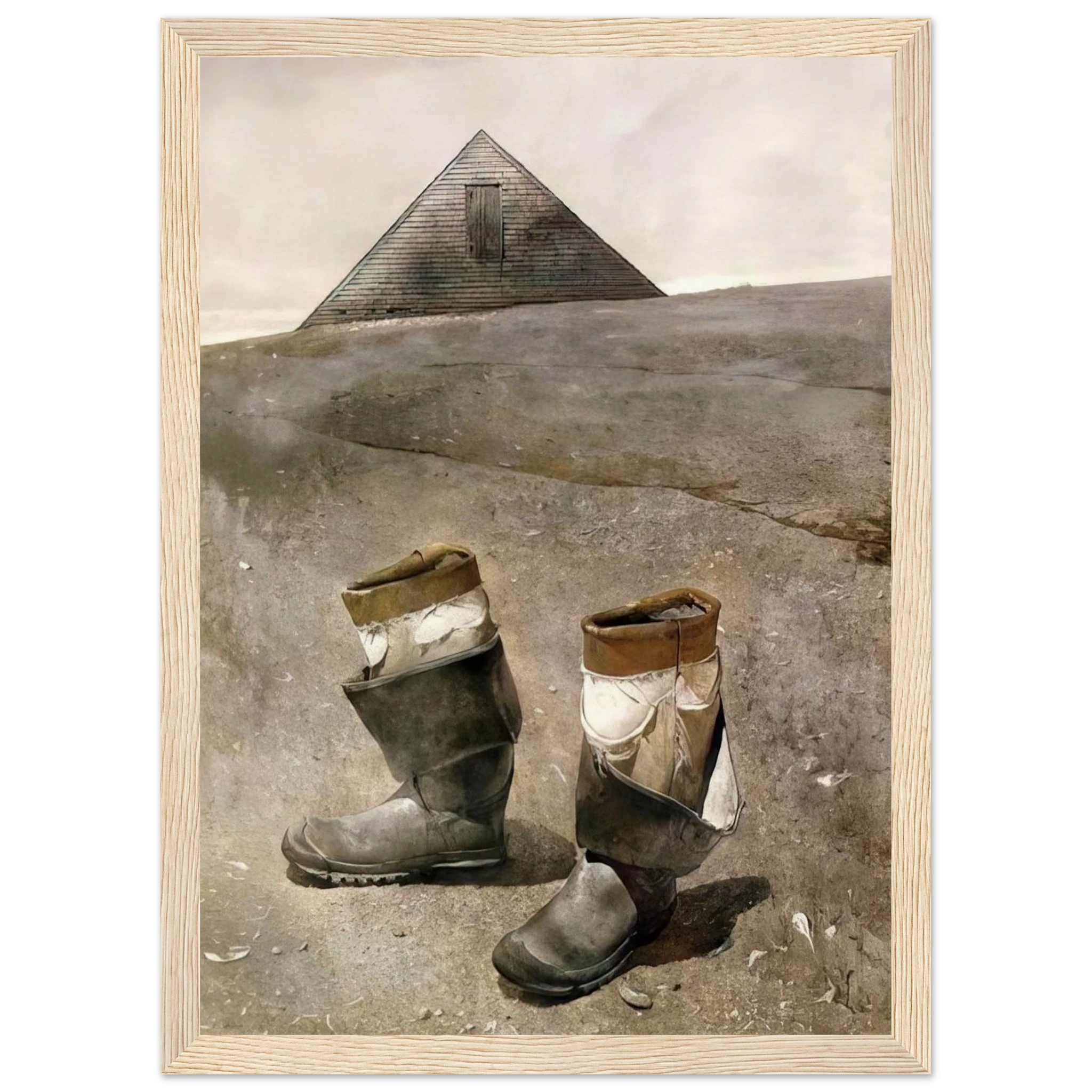 SEA BOOTS Framed Poster | Andrew Wyeth Framed Prints Wall Art | Andrew Wyeth Prints