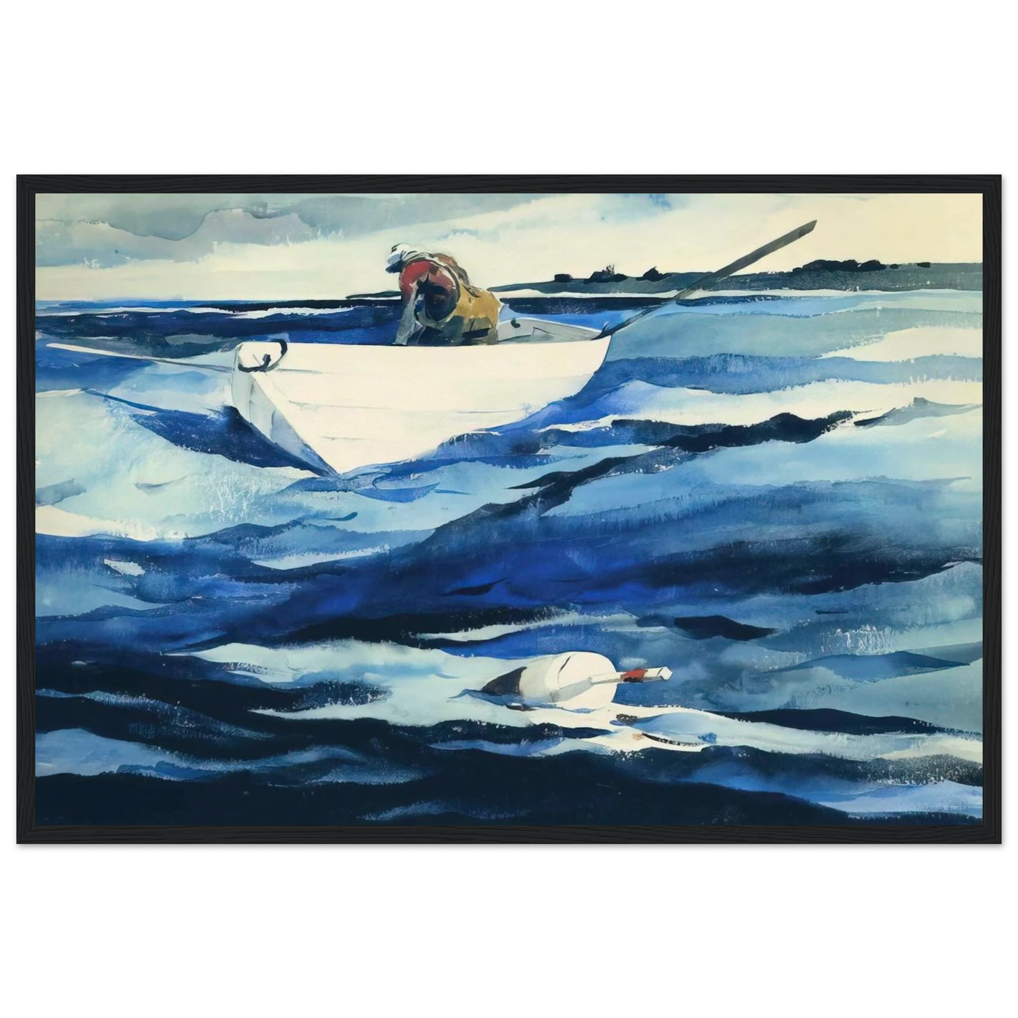 THE LOBSTERMAN Framed Poster | Andrew Wyeth Framed Prints Wall Art | Andrew Wyeth Prints