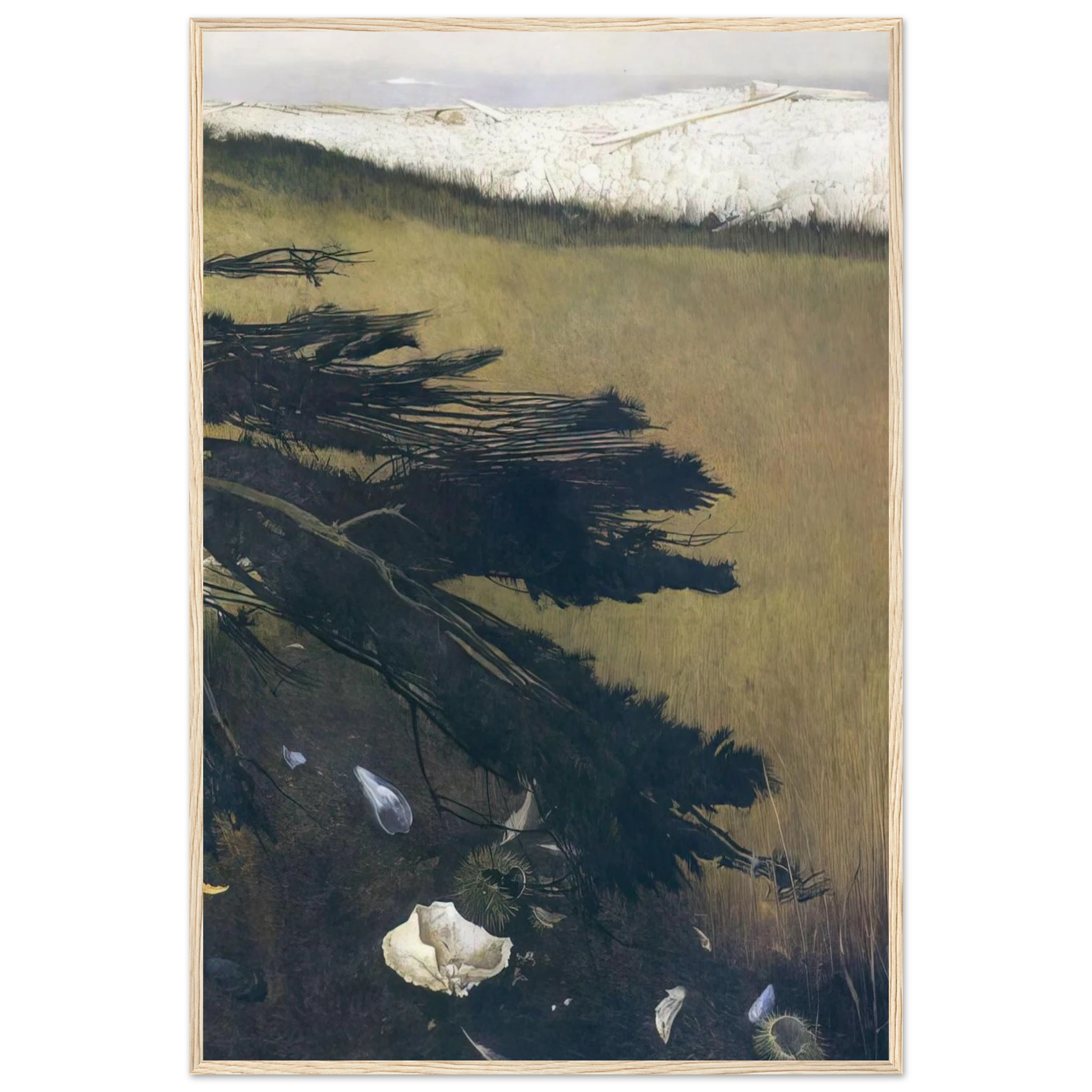 NOT DETECTED 47 Framed Poster | Andrew Wyeth Framed Prints Wall Art | Andrew Wyeth Prints