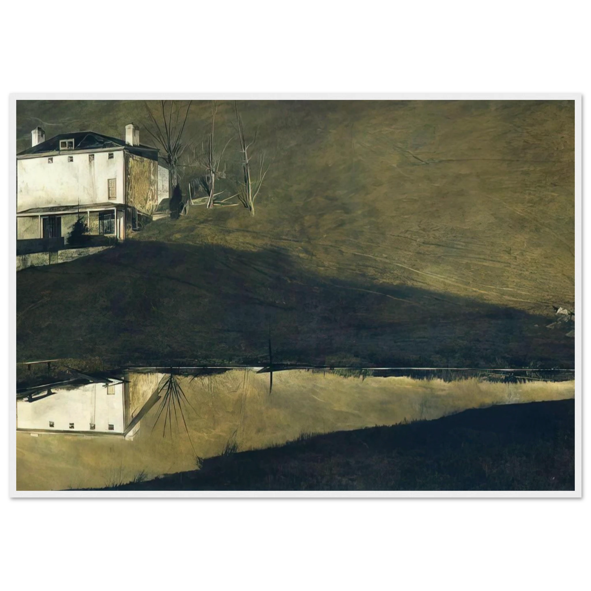 BROWN SWISS Framed Poster | Andrew Wyeth Framed Prints Wall Art | Andrew Wyeth Prints