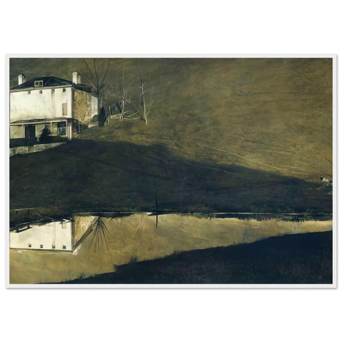 BROWN SWISS Framed Poster | Andrew Wyeth Framed Prints Wall Art | Andrew Wyeth Prints