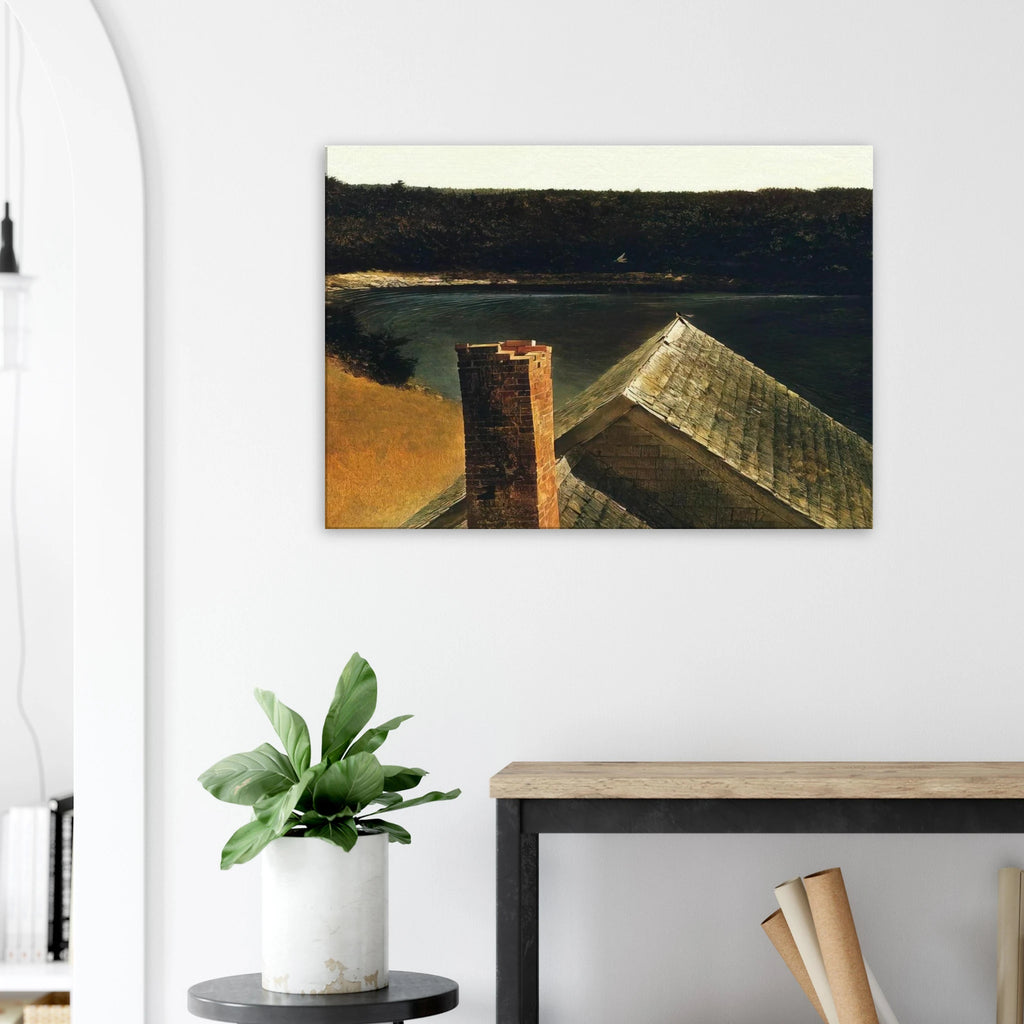END OF OLSONS Canvas | Andrew Wyeth Canvas | Andrew Wyeth Prints