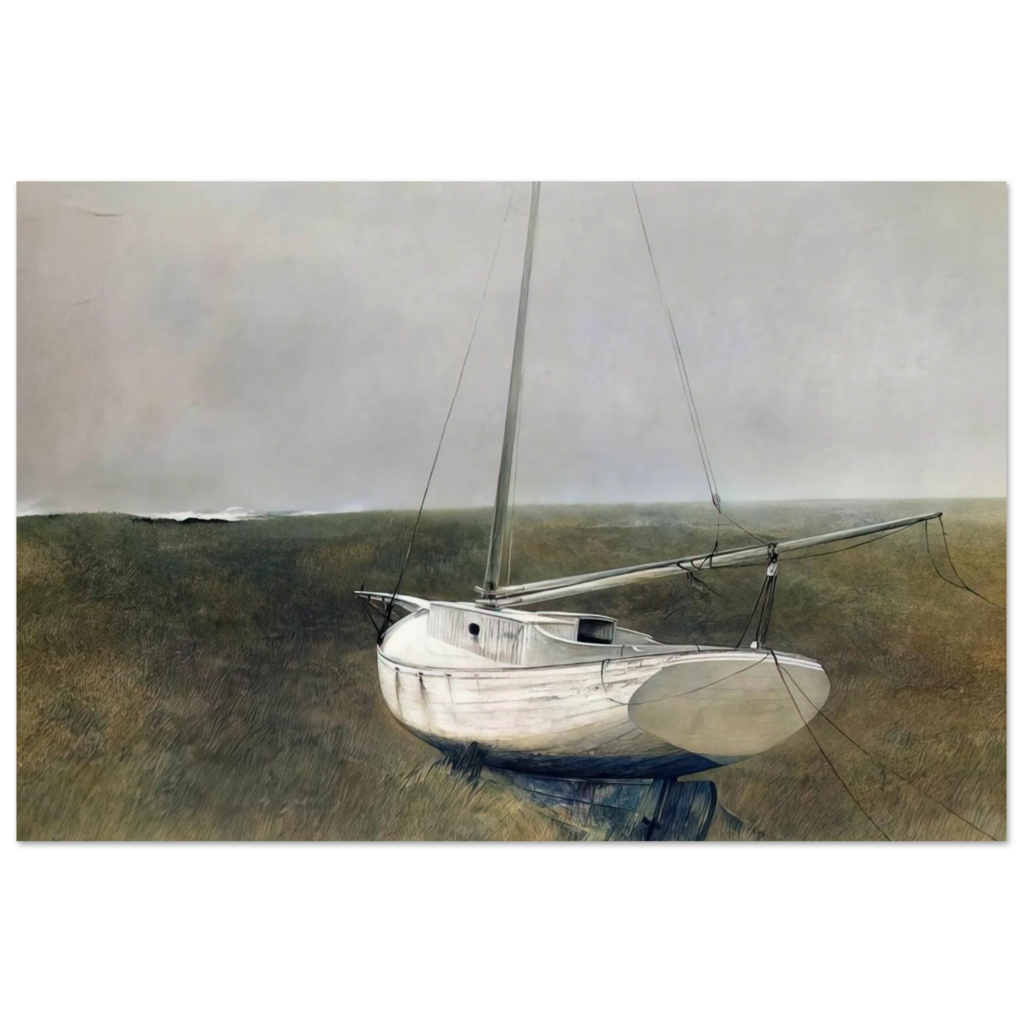 BELOW DOVER 1950 Poster | Andrew Wyeth Poster | Andrew Wyeth Prints