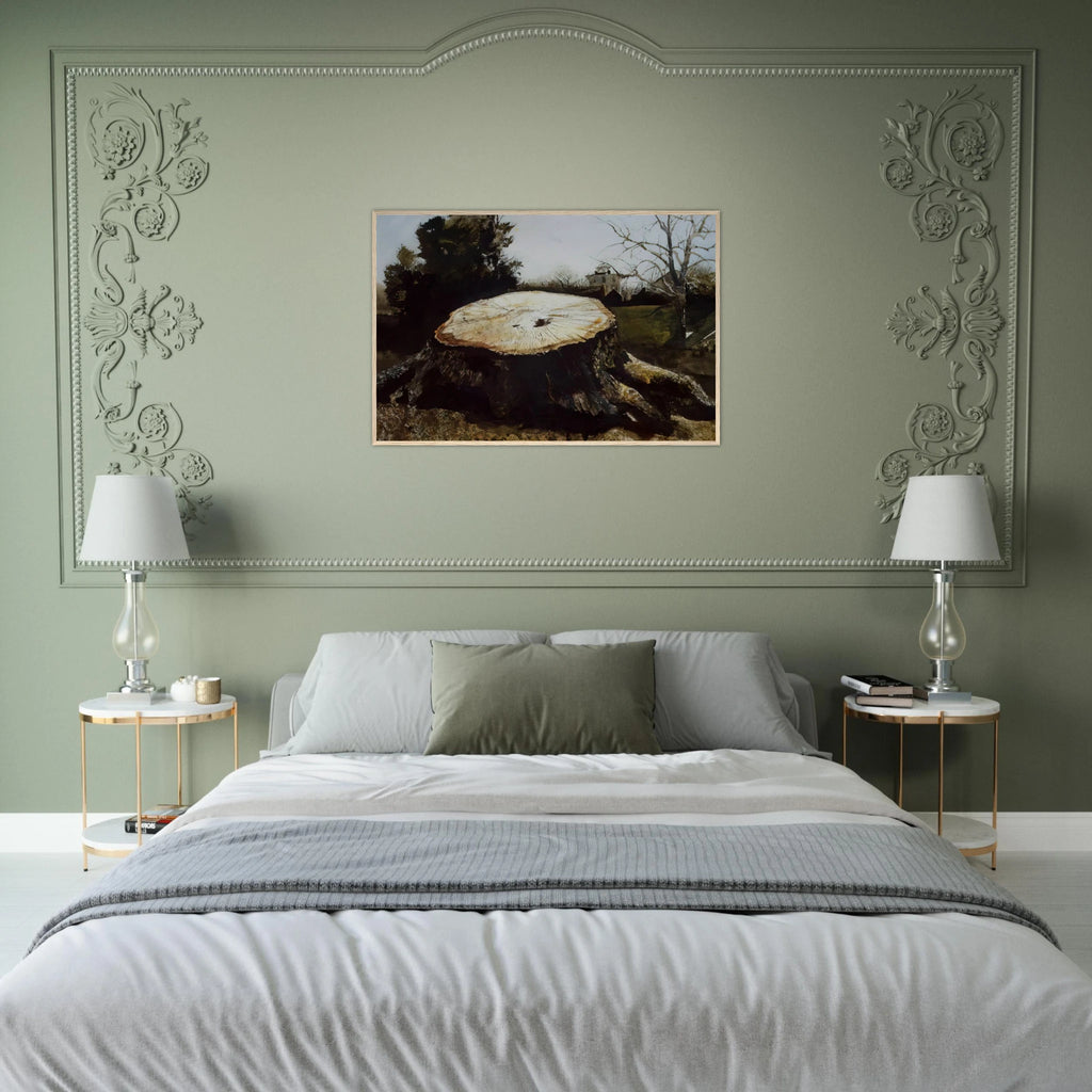 THE BIG OAK Framed Poster | Andrew Wyeth Framed Prints Wall Art | Andrew Wyeth Prints