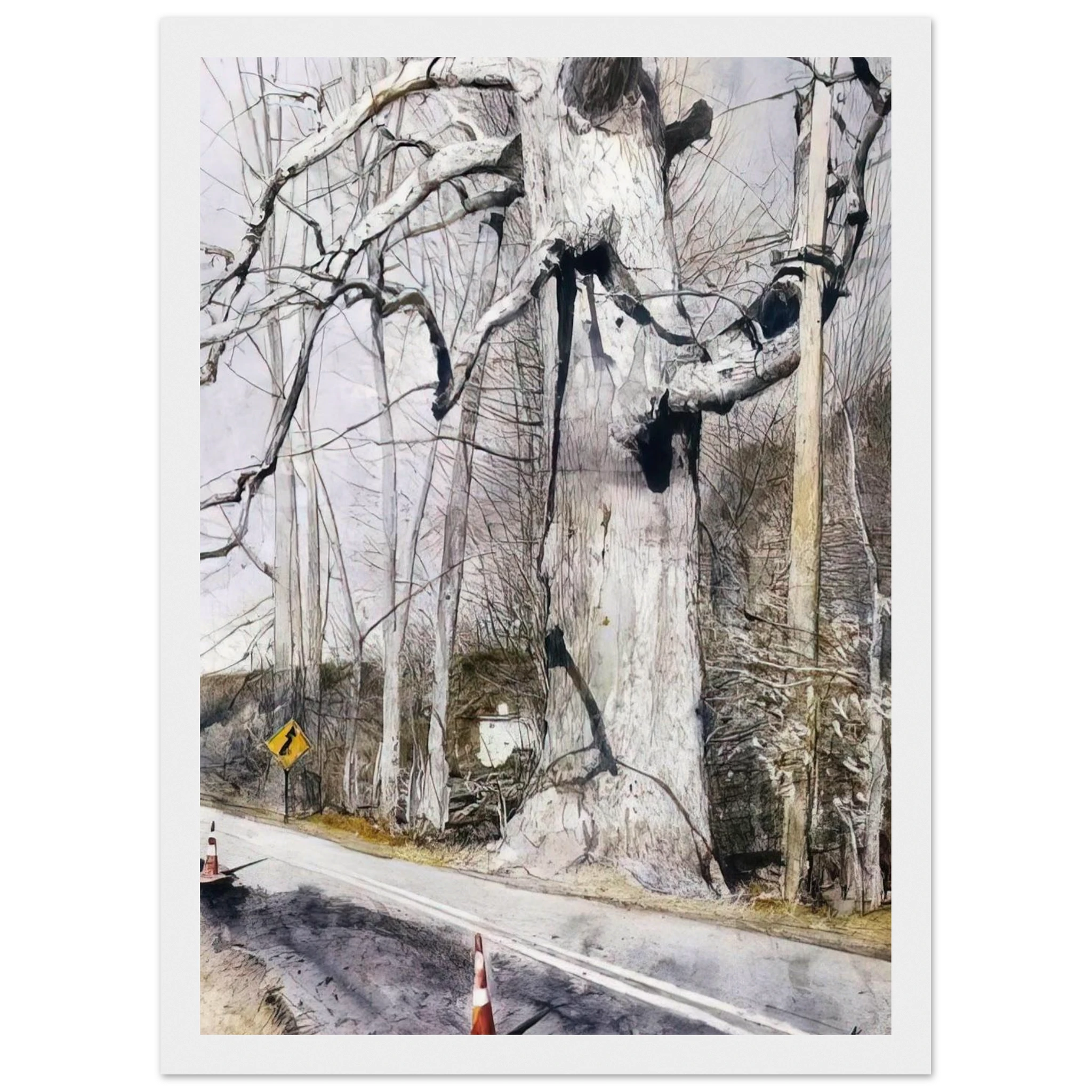 WALKING STICK Framed Poster | Andrew Wyeth Framed Prints Wall Art | Andrew Wyeth Prints