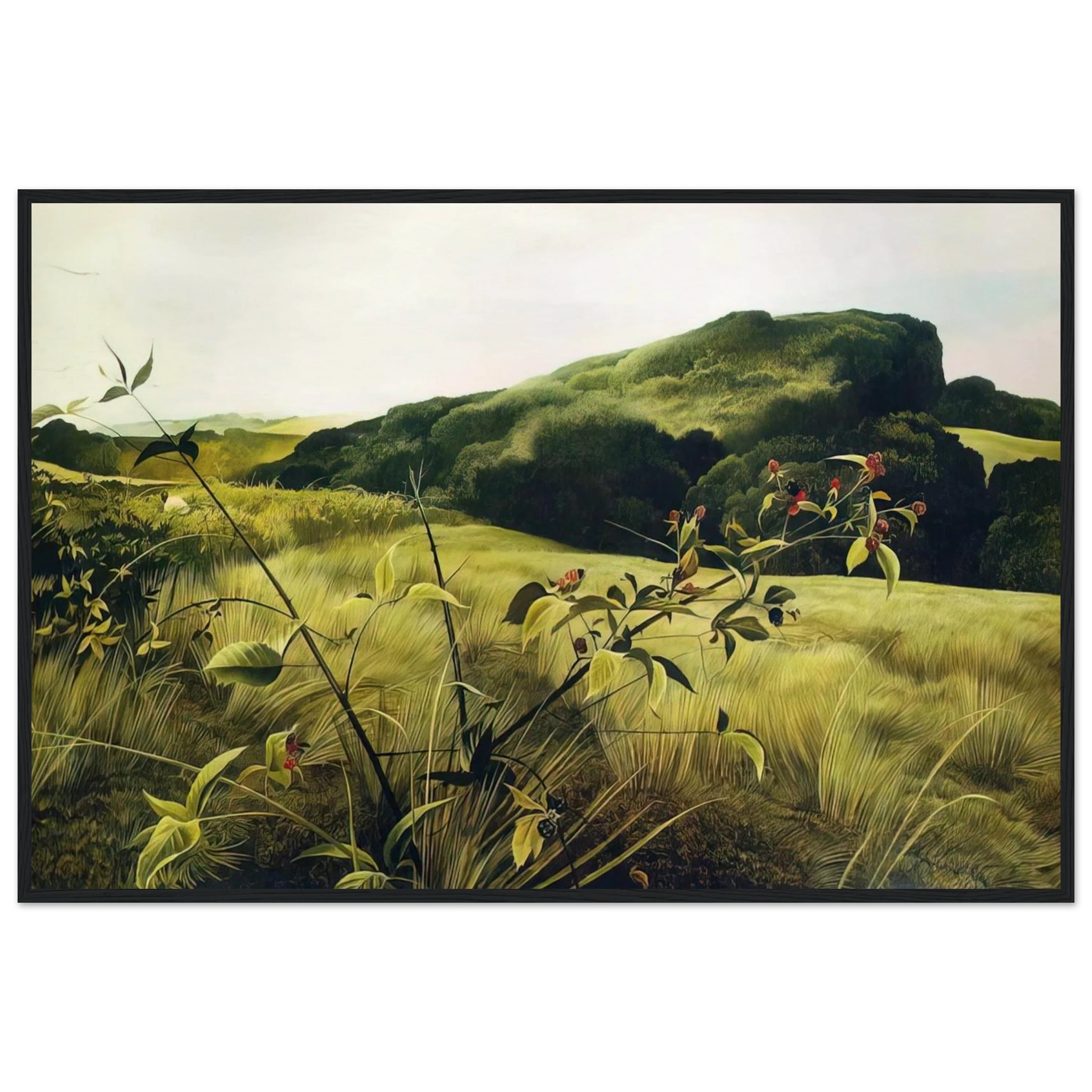 BLACKBERRY PICKER Framed Poster | Andrew Wyeth Framed Prints Wall Art | Andrew Wyeth Prints