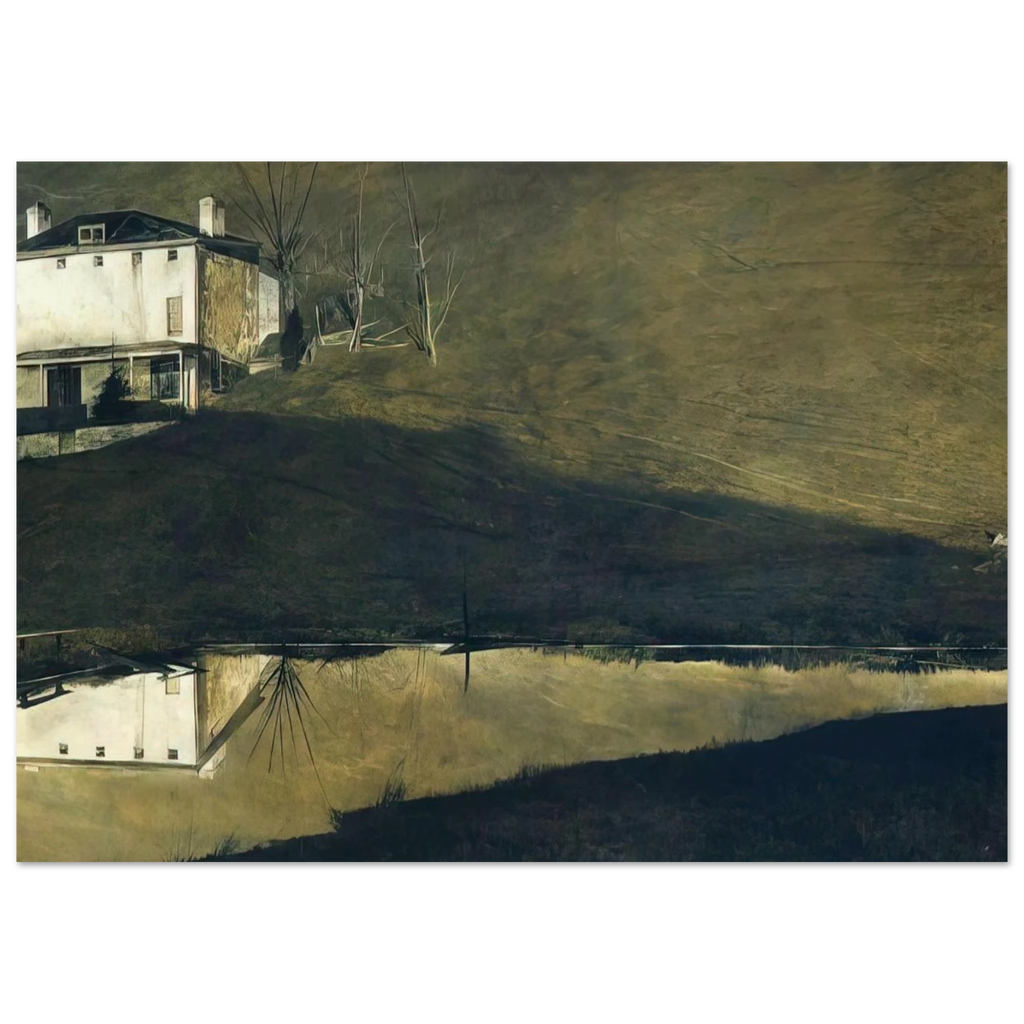 BROWN SWISS Poster | Andrew Wyeth Poster | Andrew Wyeth Prints