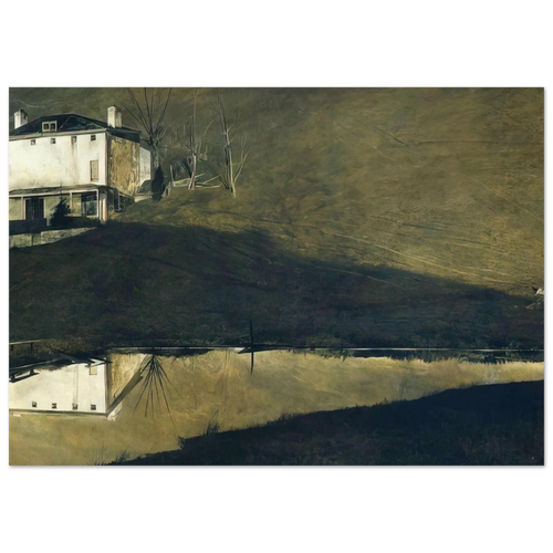 BROWN SWISS Poster | Andrew Wyeth Poster | Andrew Wyeth Prints