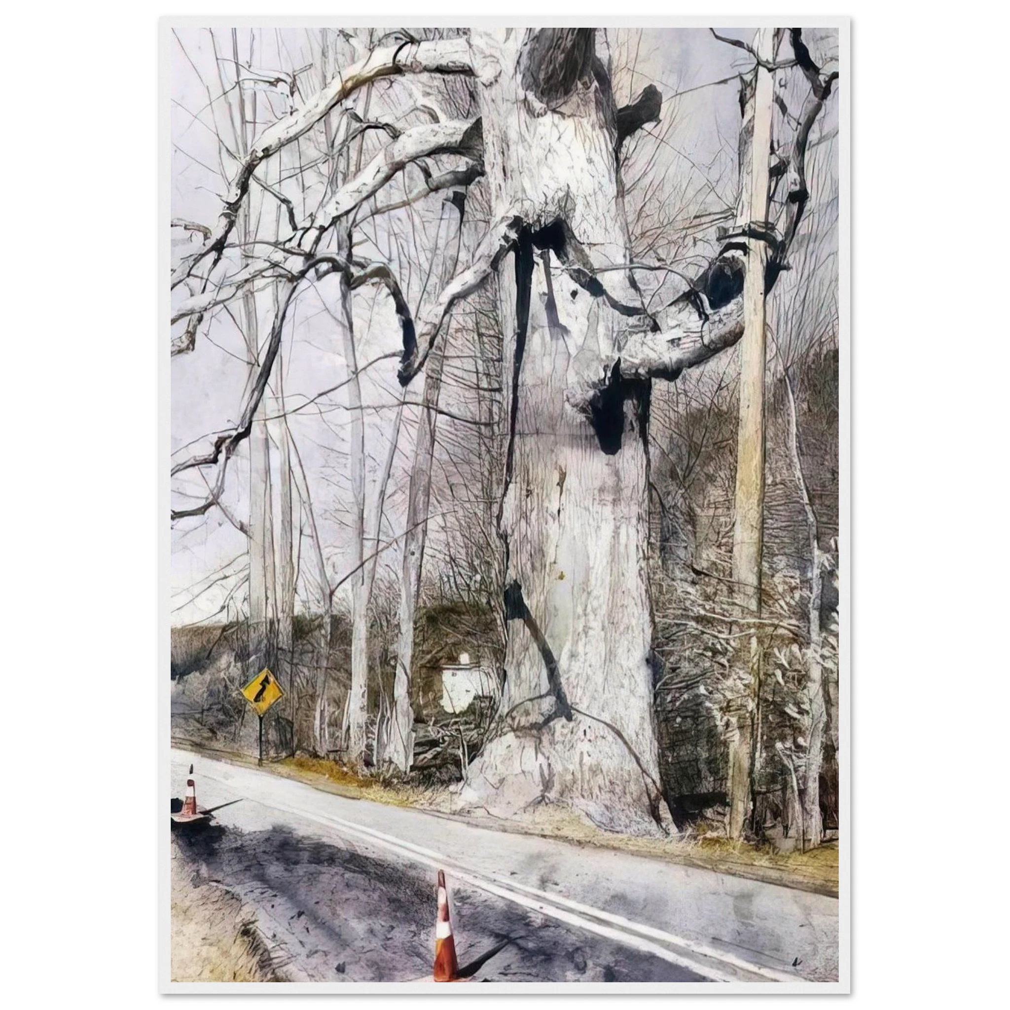 WALKING STICK Framed Poster | Andrew Wyeth Framed Prints Wall Art | Andrew Wyeth Prints