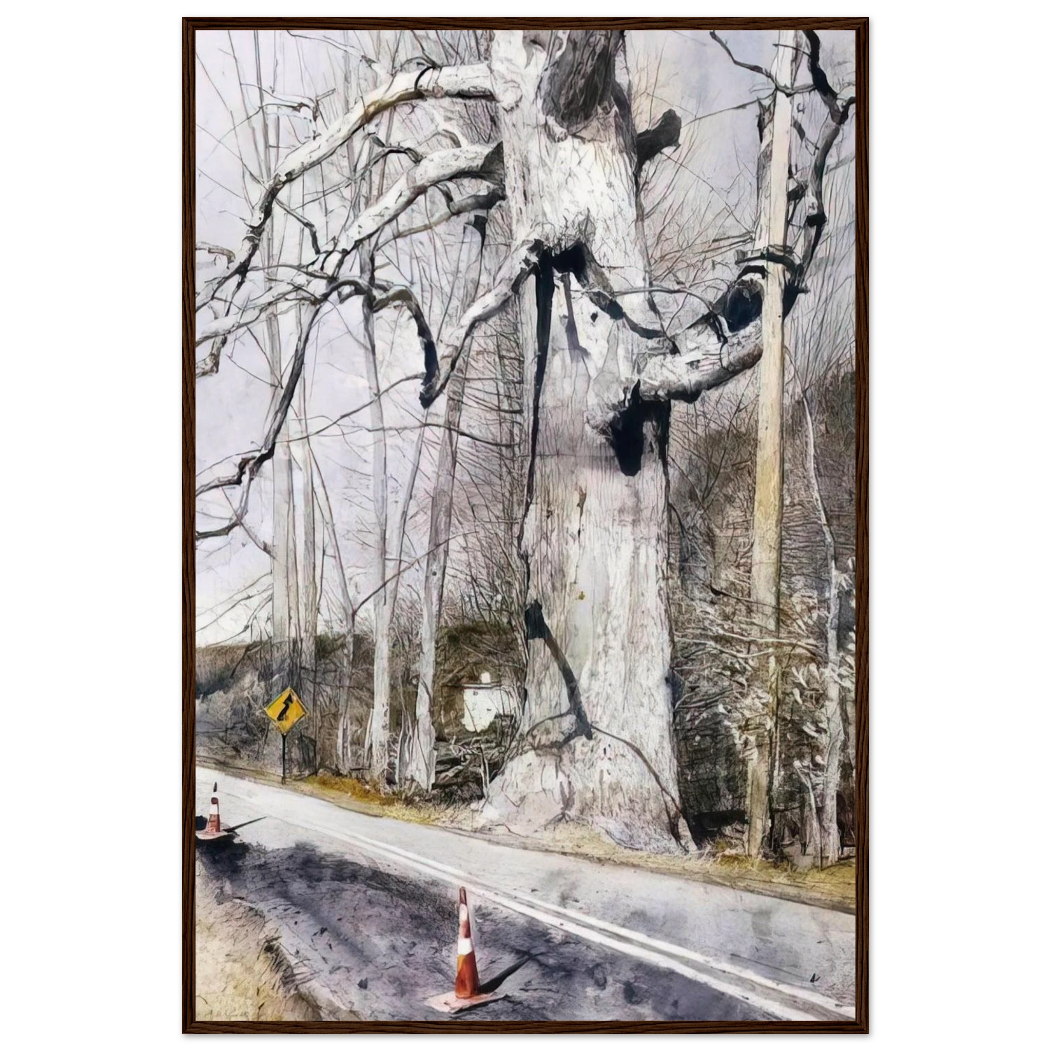 WALKING STICK Framed Poster | Andrew Wyeth Framed Prints Wall Art | Andrew Wyeth Prints