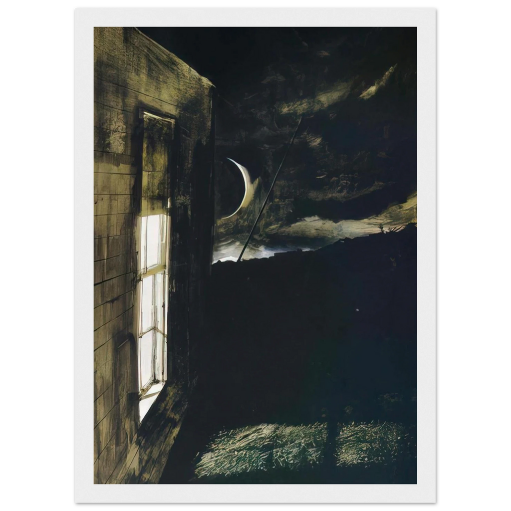 CRESCENT MOON Framed Poster | Andrew Wyeth Framed Prints Wall Art | Andrew Wyeth Prints
