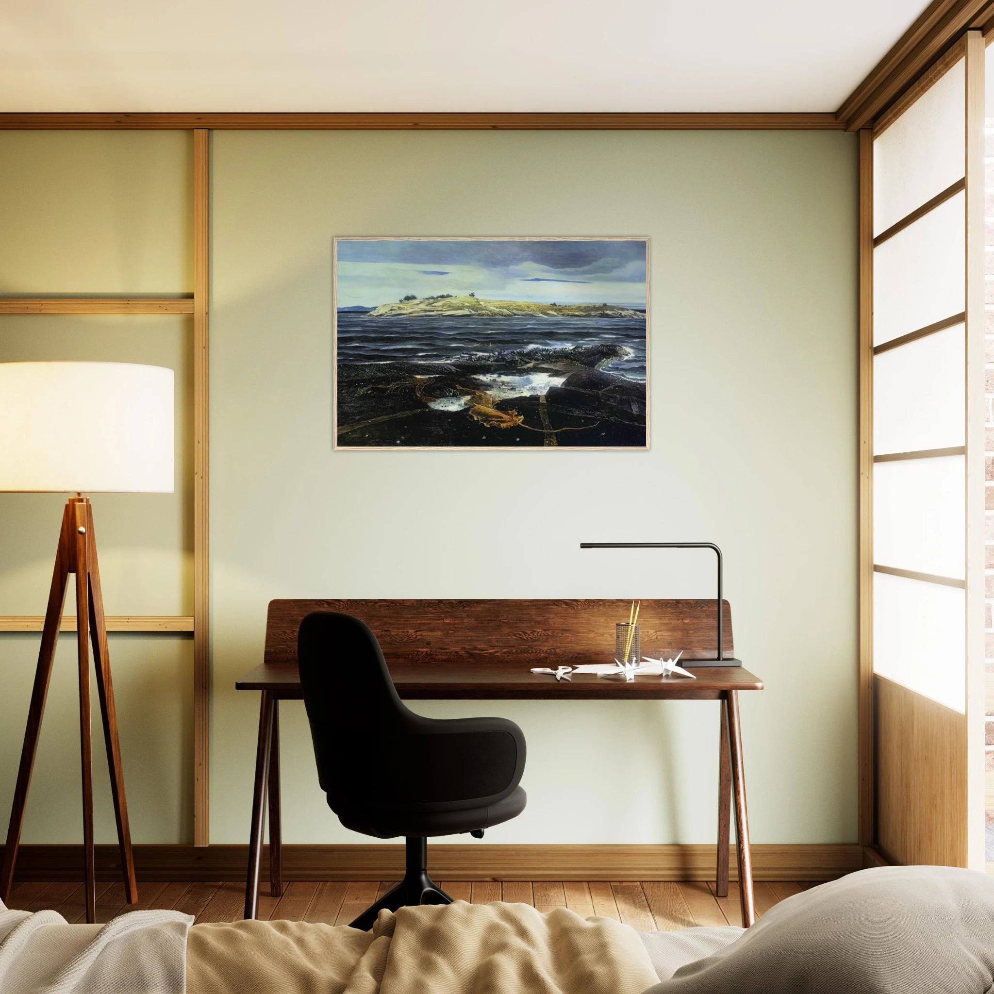 LITTLE CALDWELLS ISLAND Framed Poster | Andrew Wyeth Framed Prints Wall Art | Andrew Wyeth Prints