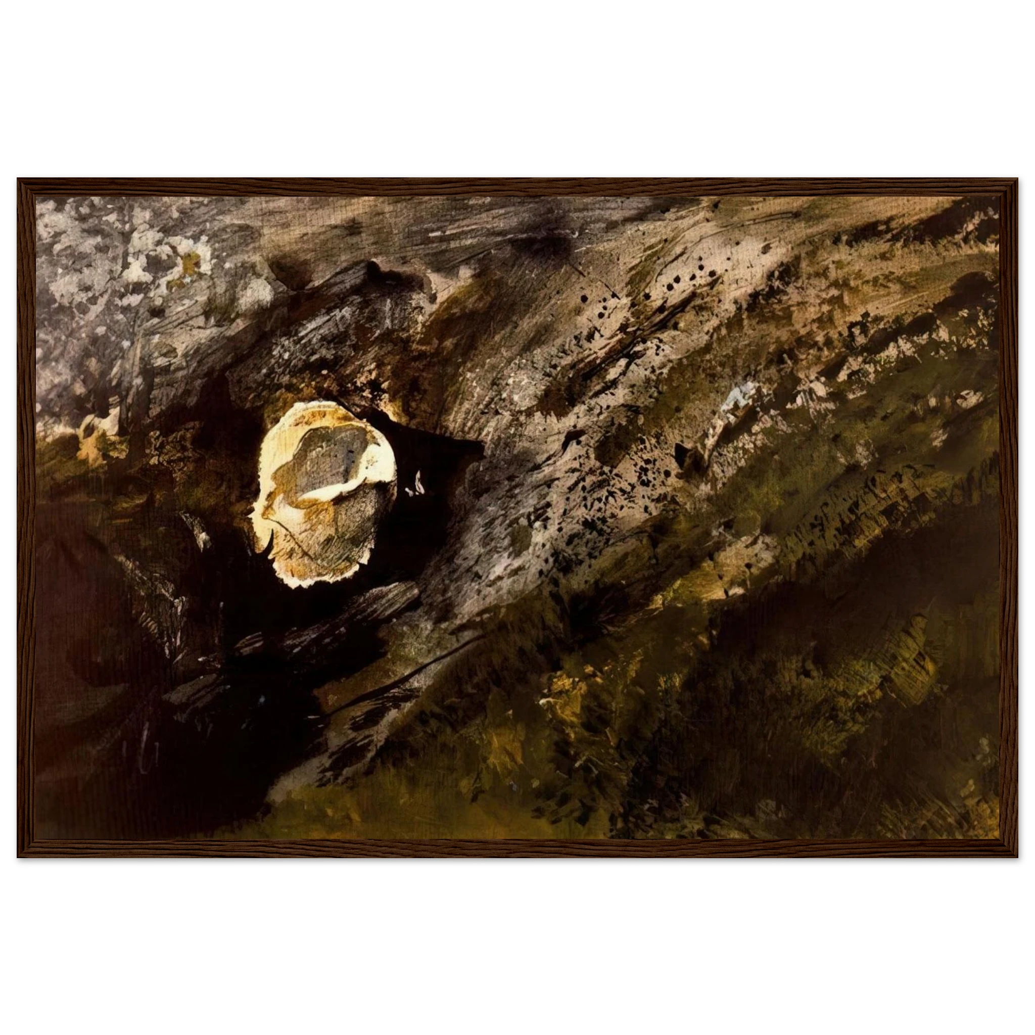 INLAND SHELL Framed Poster | Andrew Wyeth Framed Prints Wall Art | Andrew Wyeth Prints