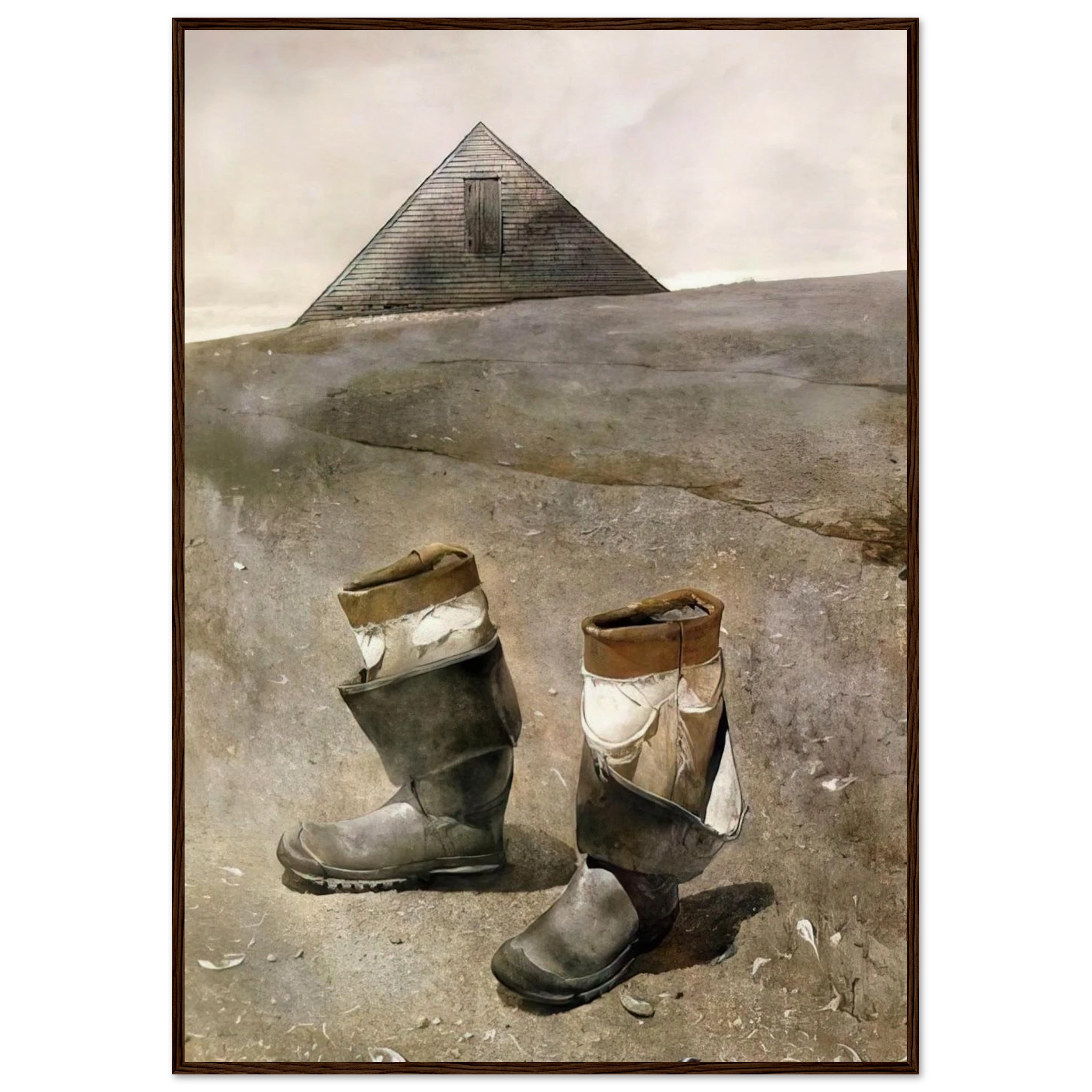 SEA BOOTS Framed Poster | Andrew Wyeth Framed Prints Wall Art | Andrew Wyeth Prints