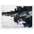TURKEY COVE LEDGE Framed Poster | Andrew Wyeth Framed Prints Wall Art | Andrew Wyeth Prints