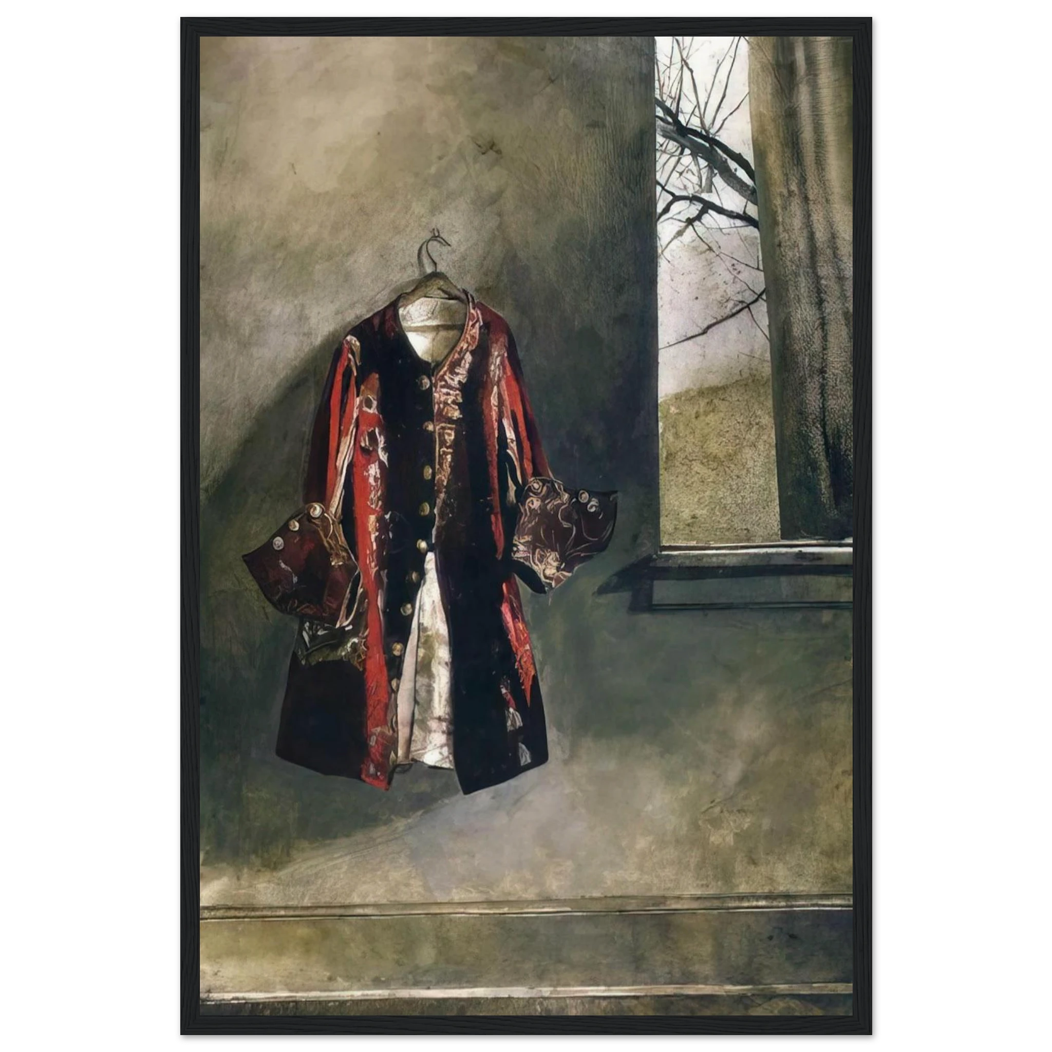 CURTAIN CALL Framed Poster | Andrew Wyeth Framed Prints Wall Art | Andrew Wyeth Prints