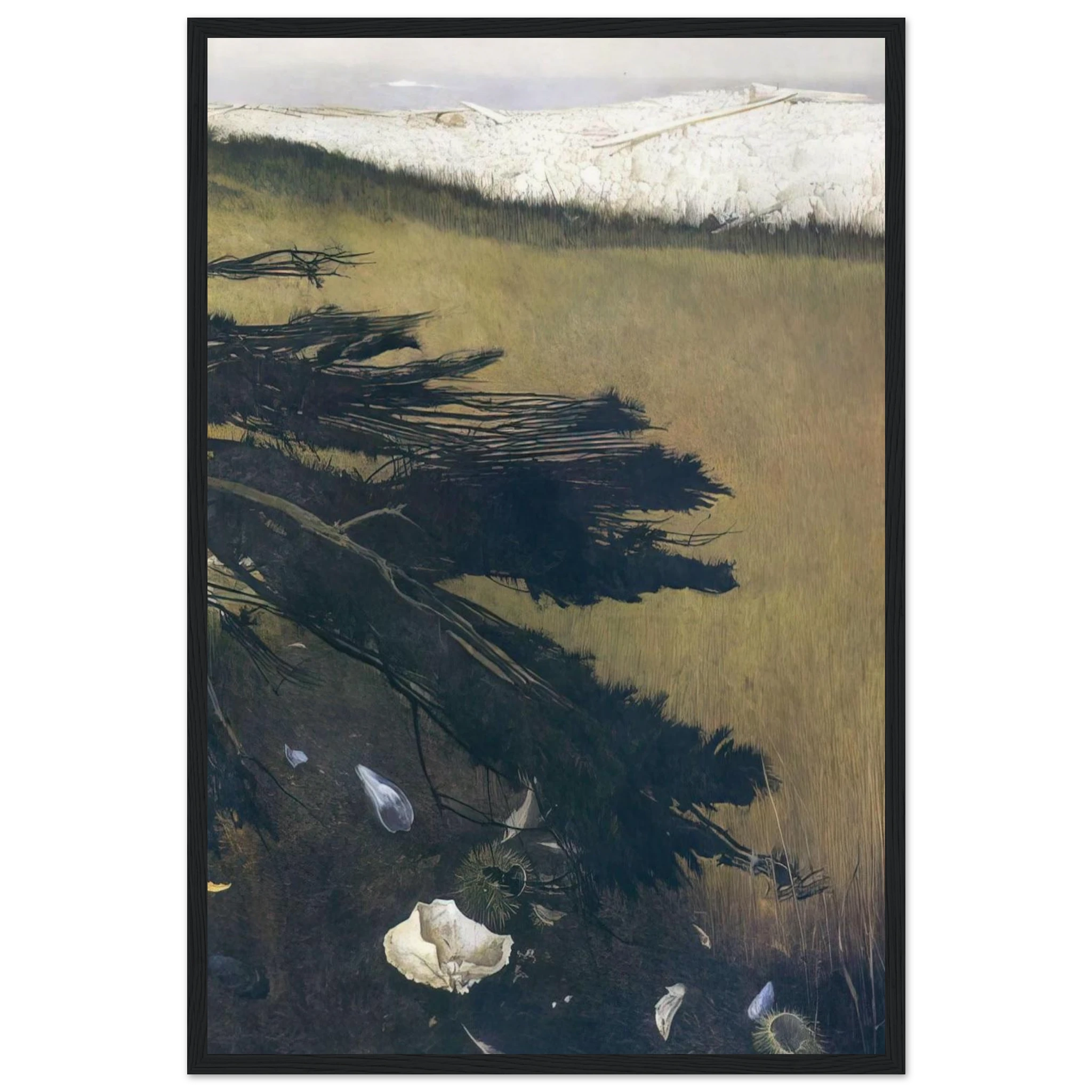 NOT DETECTED 47 Framed Poster | Andrew Wyeth Framed Prints Wall Art | Andrew Wyeth Prints