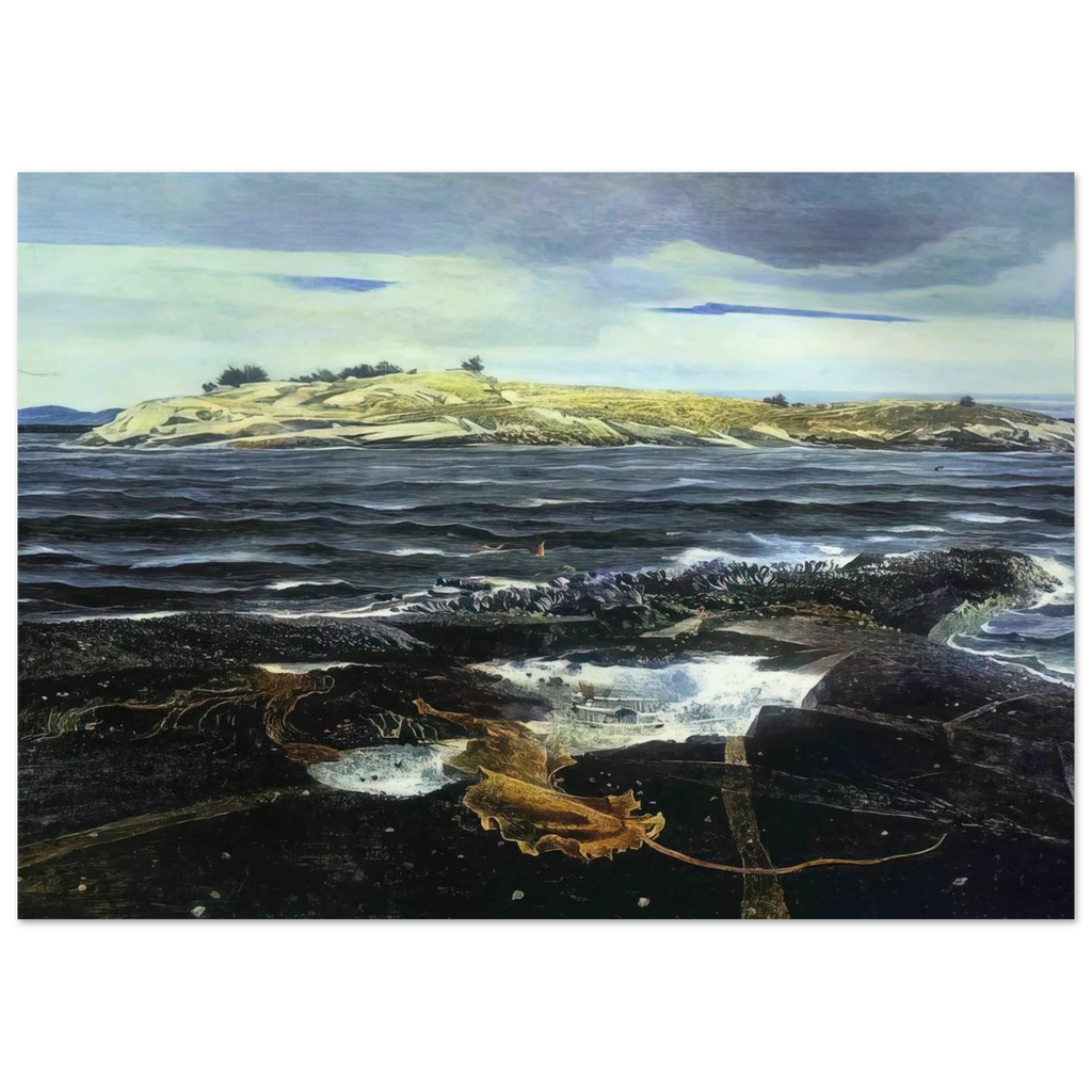 LITTLE CALDWELLS ISLAND Poster | Andrew Wyeth Poster | Andrew Wyeth Prints