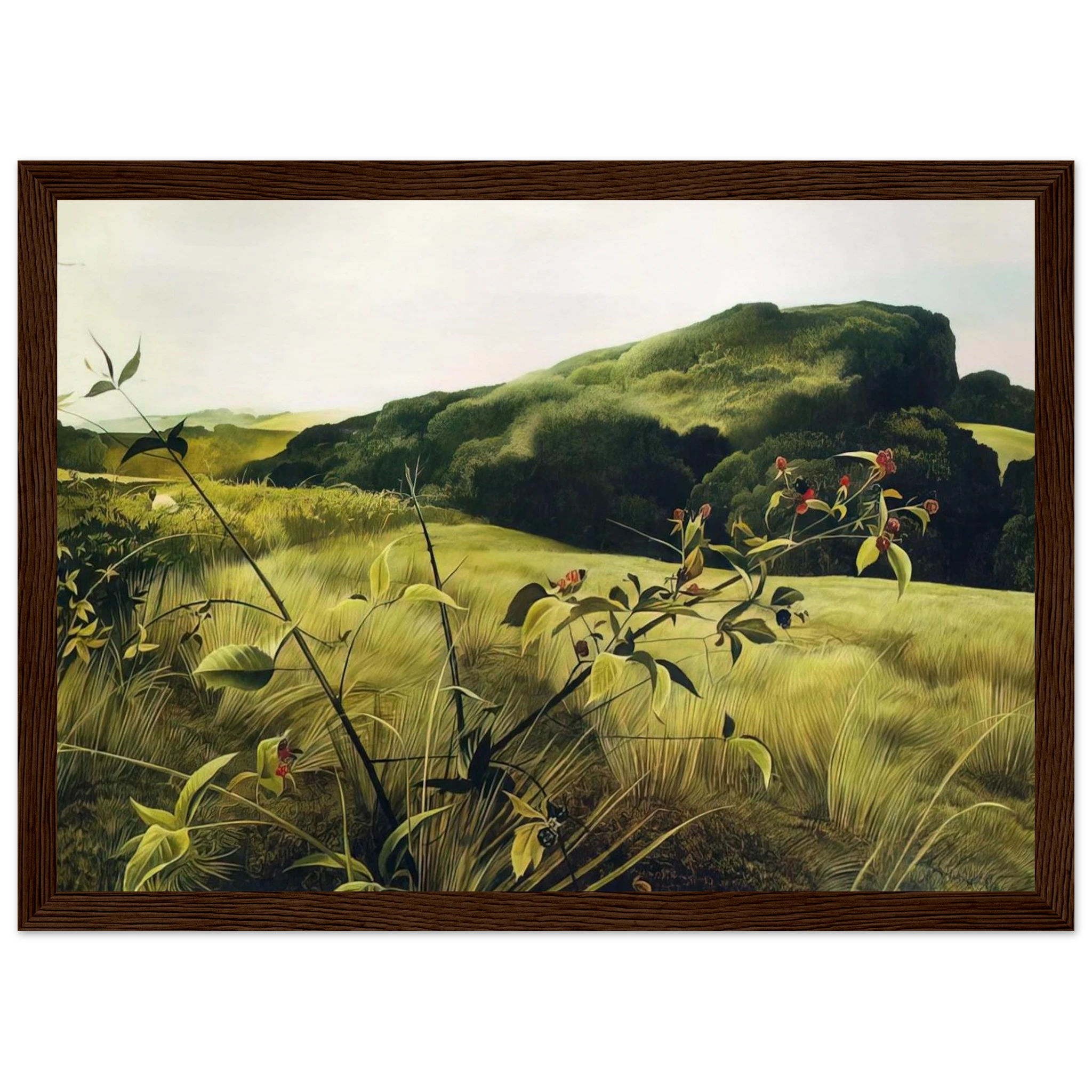BLACKBERRY PICKER Framed Poster | Andrew Wyeth Framed Prints Wall Art | Andrew Wyeth Prints