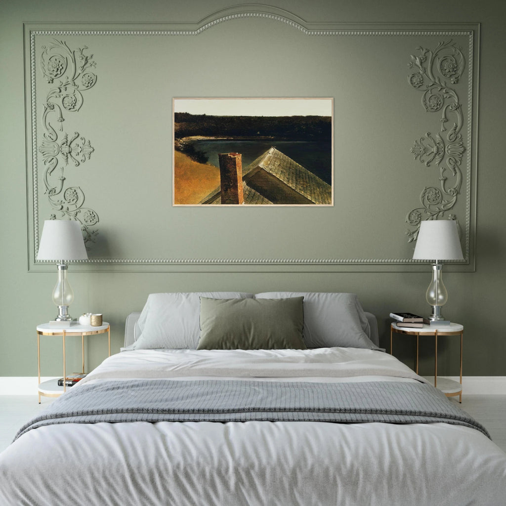 END OF OLSONS Framed Poster | Andrew Wyeth Framed Prints Wall Art | Andrew Wyeth Prints