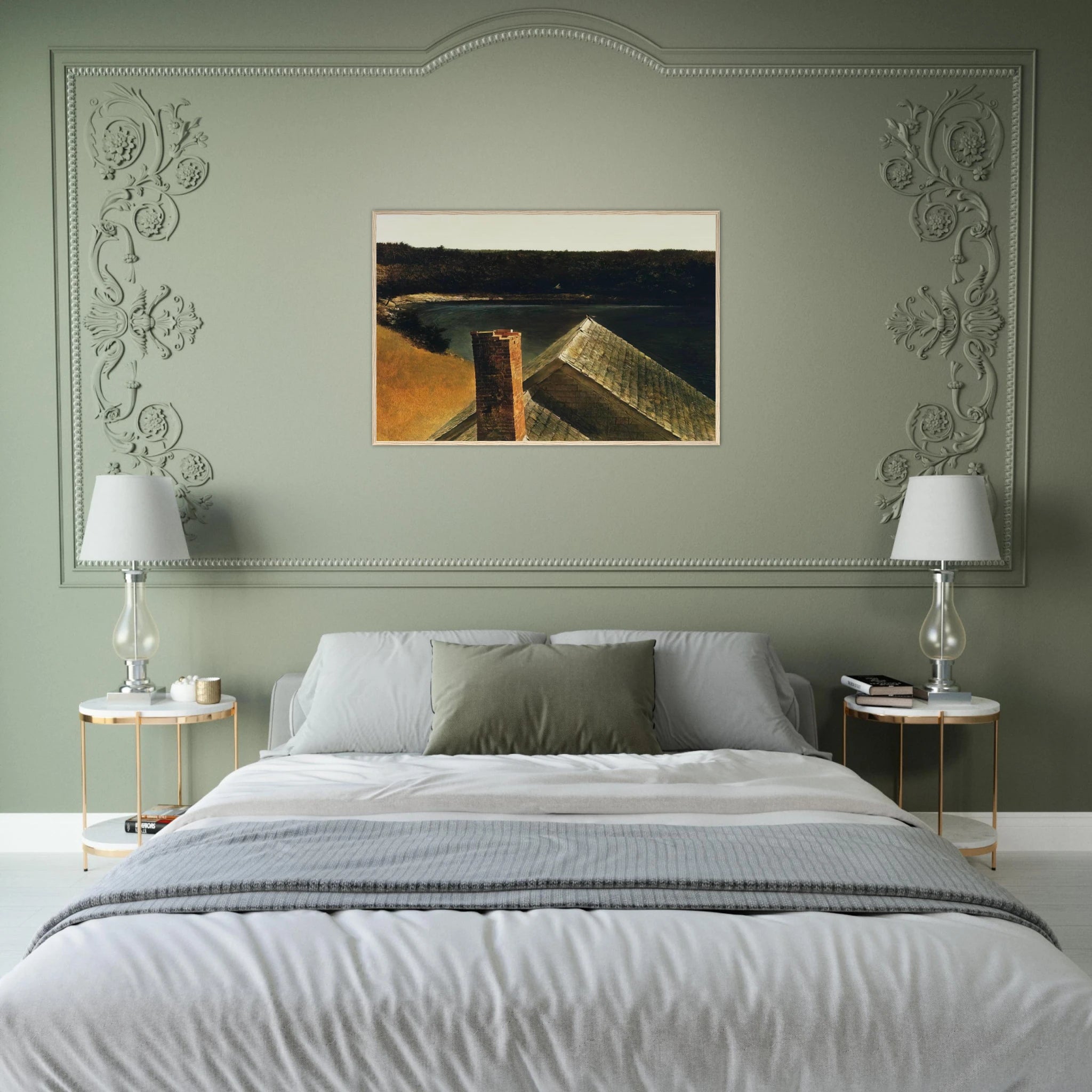END OF OLSONS Framed Poster | Andrew Wyeth Framed Prints Wall Art | Andrew Wyeth Prints