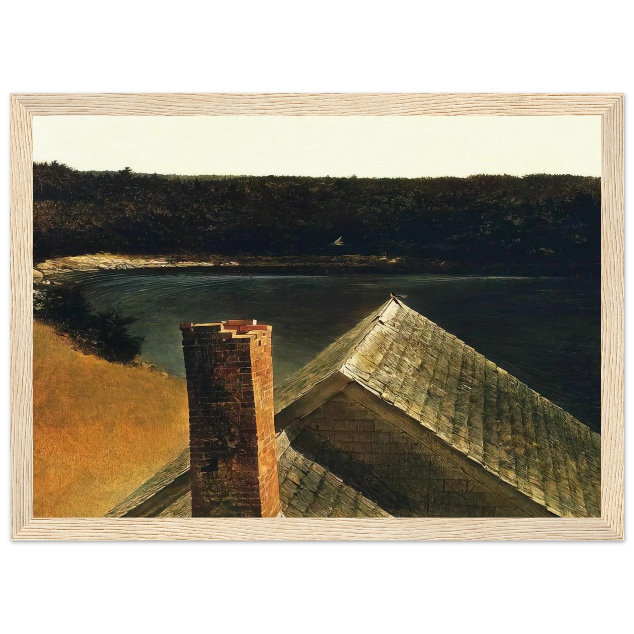 END OF OLSONS Framed Poster | Andrew Wyeth Framed Prints Wall Art | Andrew Wyeth Prints