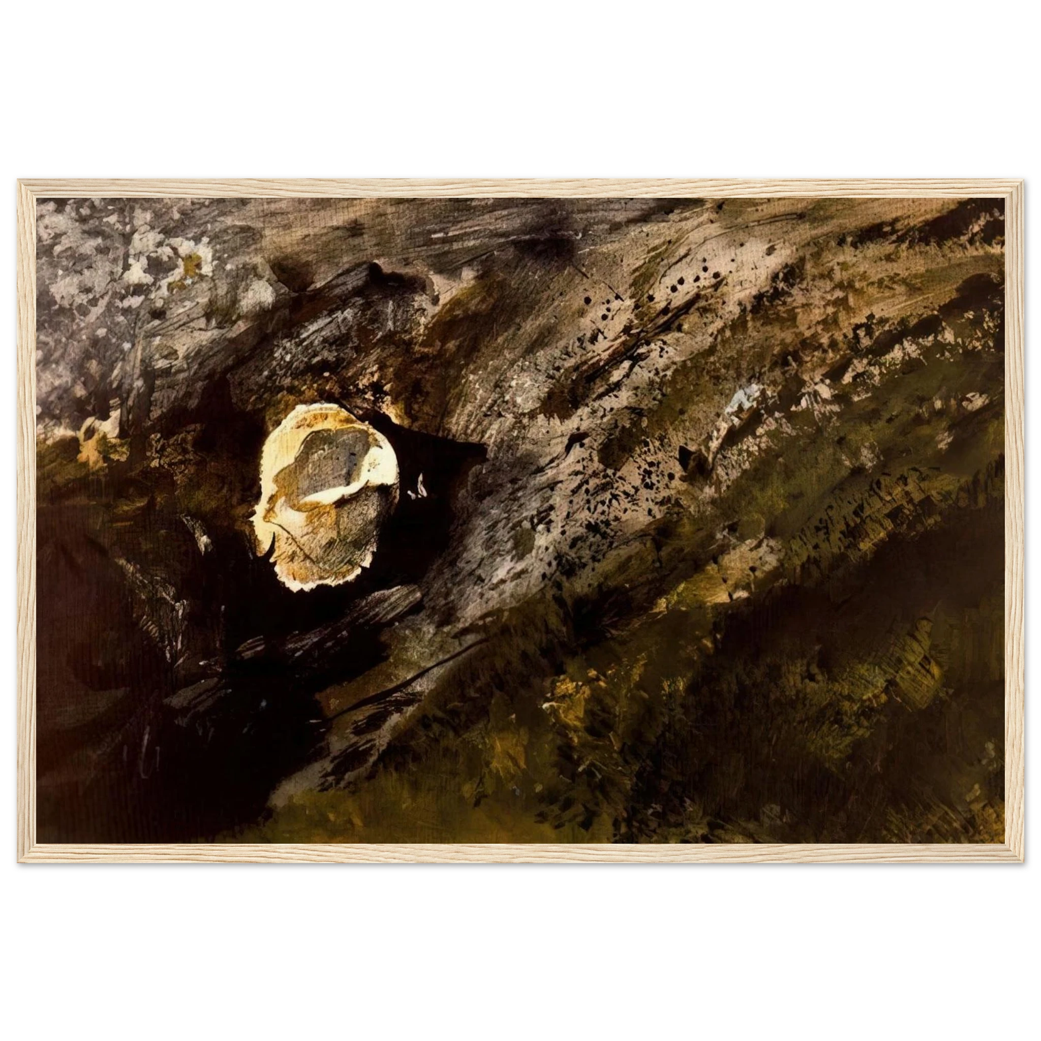 INLAND SHELL Framed Poster | Andrew Wyeth Framed Prints Wall Art | Andrew Wyeth Prints