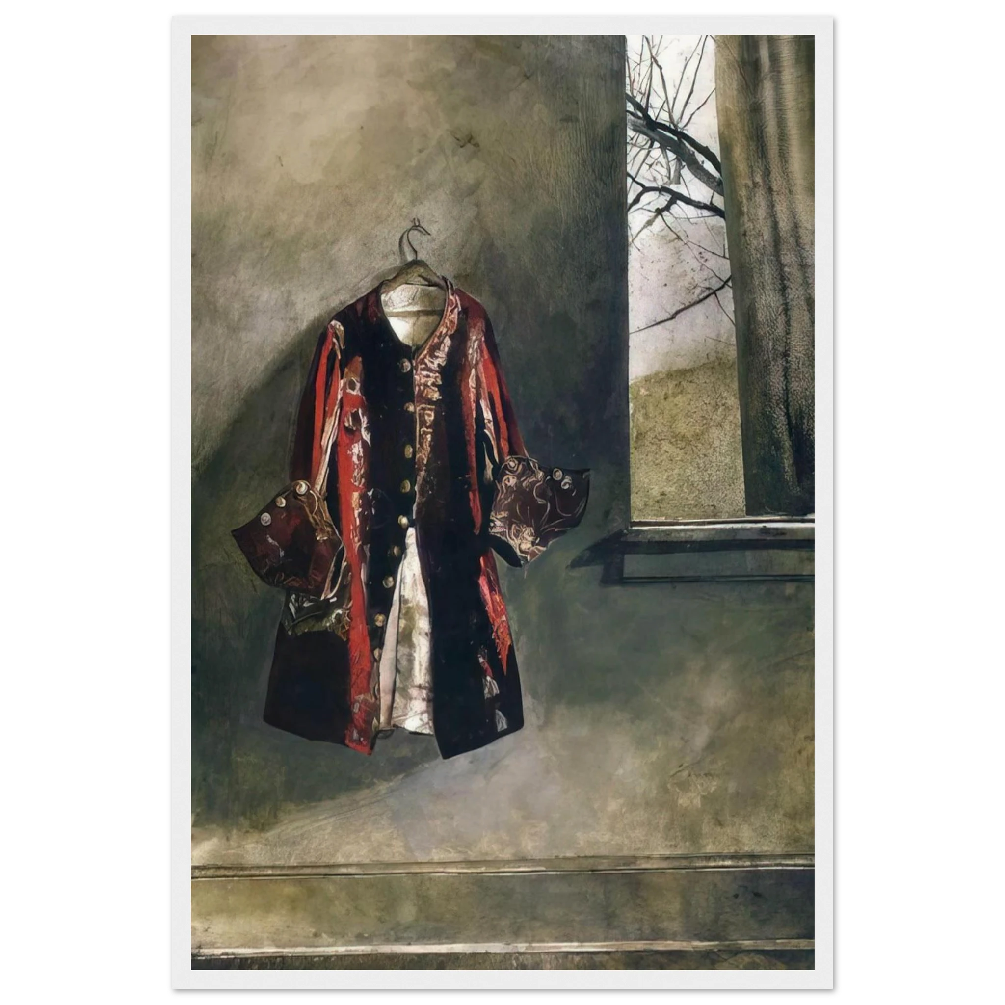 CURTAIN CALL Framed Poster | Andrew Wyeth Framed Prints Wall Art | Andrew Wyeth Prints