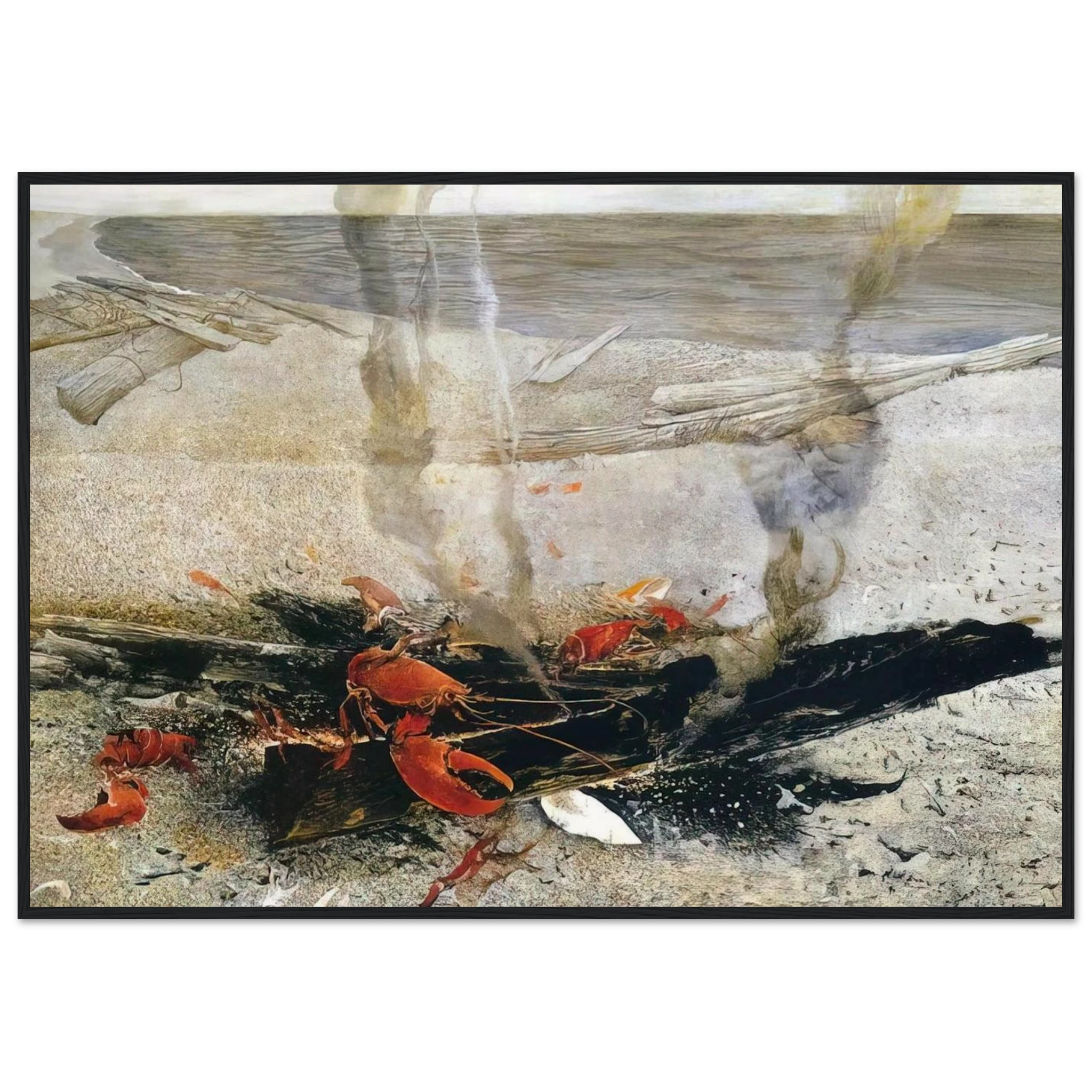 EMBERS 2000 Framed Poster | Andrew Wyeth Framed Prints Wall Art | Andrew Wyeth Prints