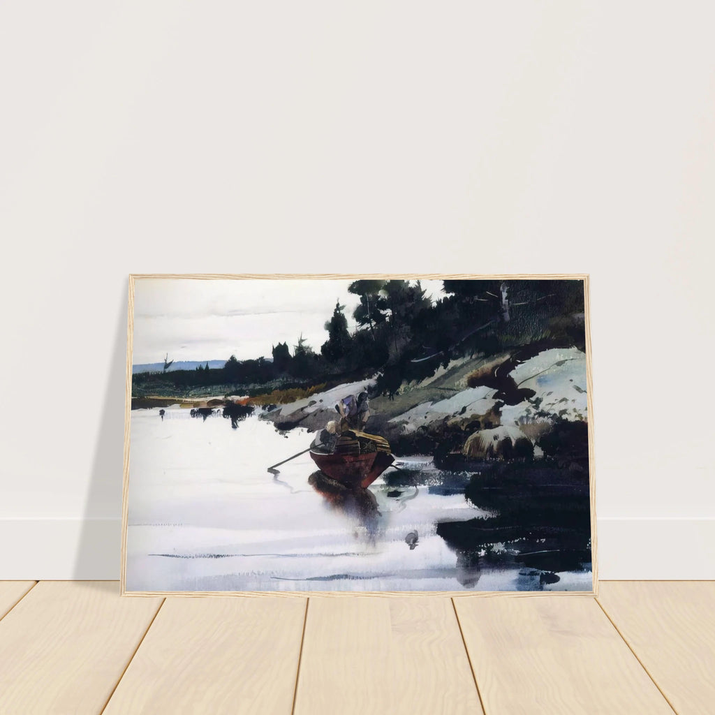 TURKEY COVE LEDGE Framed Poster | Andrew Wyeth Framed Prints Wall Art | Andrew Wyeth Prints