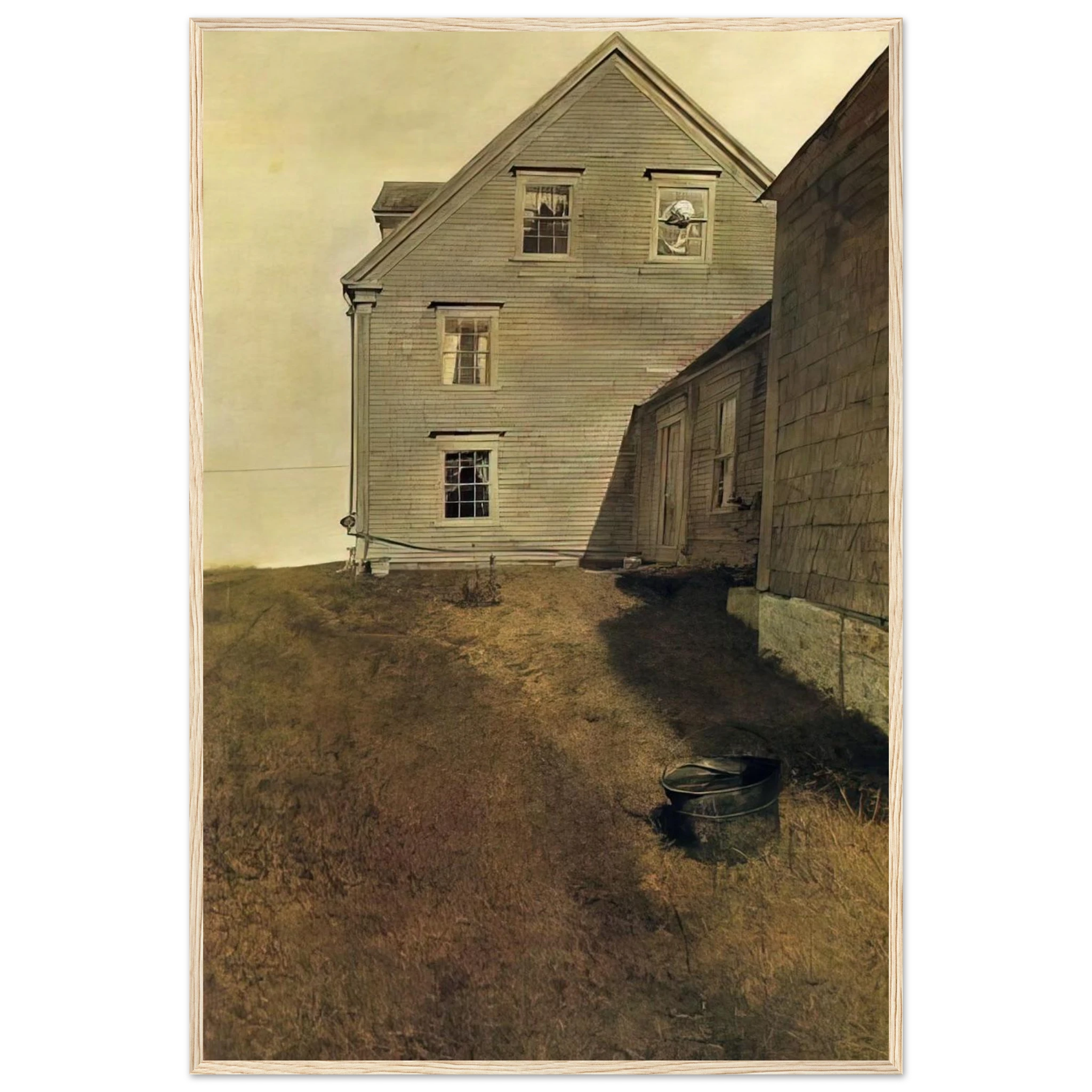 WEATHERSIDE Framed Poster | Andrew Wyeth Framed Prints Wall Art | Andrew Wyeth Prints