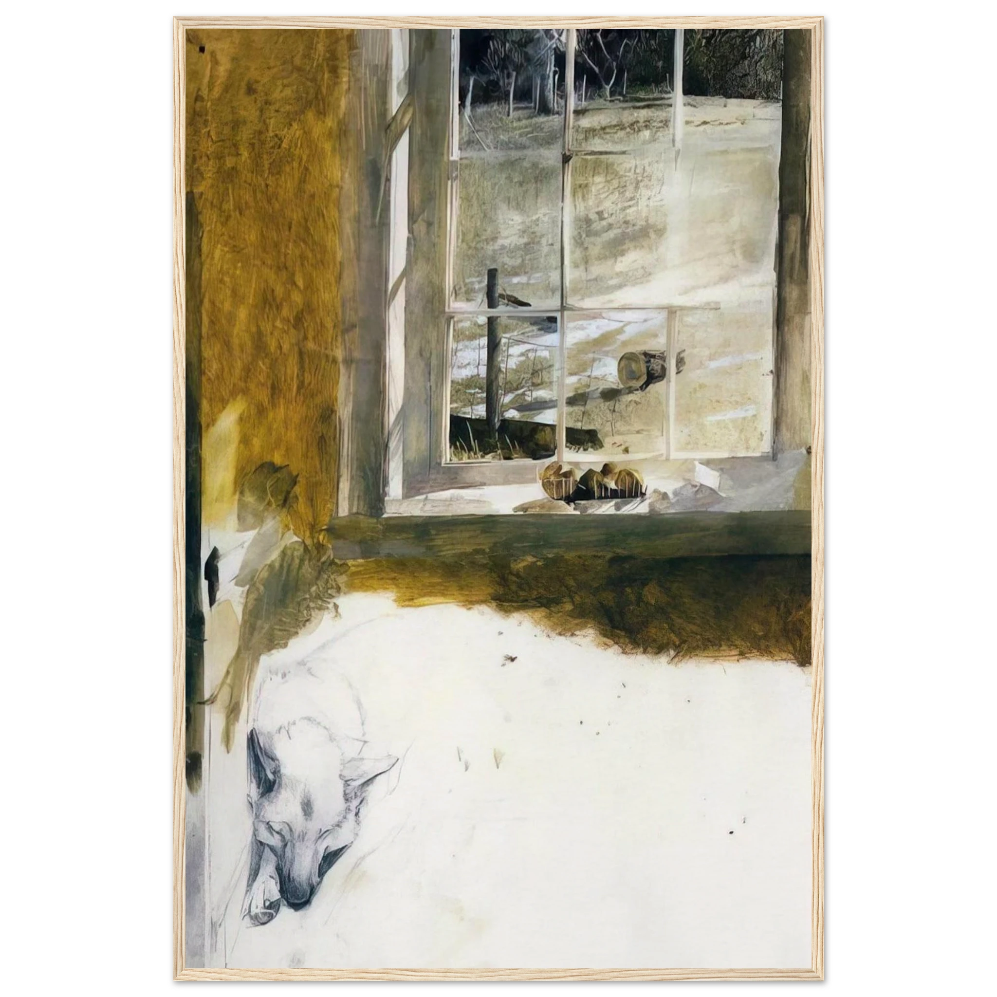 GROUNDHOG DAY 3 Framed Poster | Andrew Wyeth Framed Prints Wall Art | Andrew Wyeth Prints