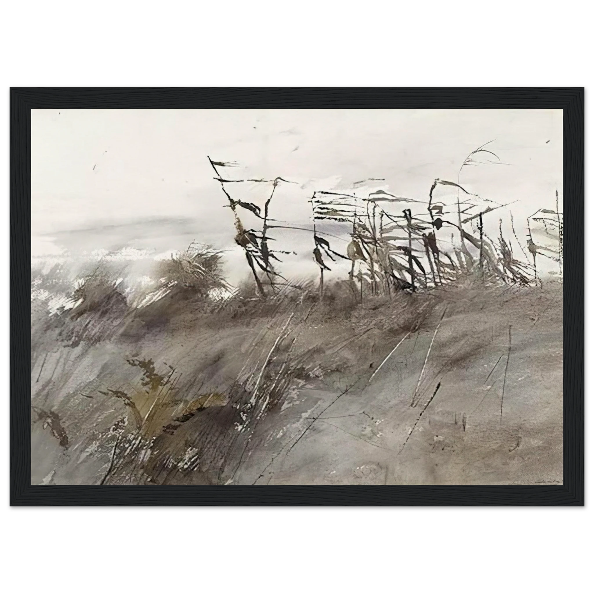 NOVEMBER FIRST 1950 Framed Poster | Andrew Wyeth Framed Prints Wall Art | Andrew Wyeth Prints