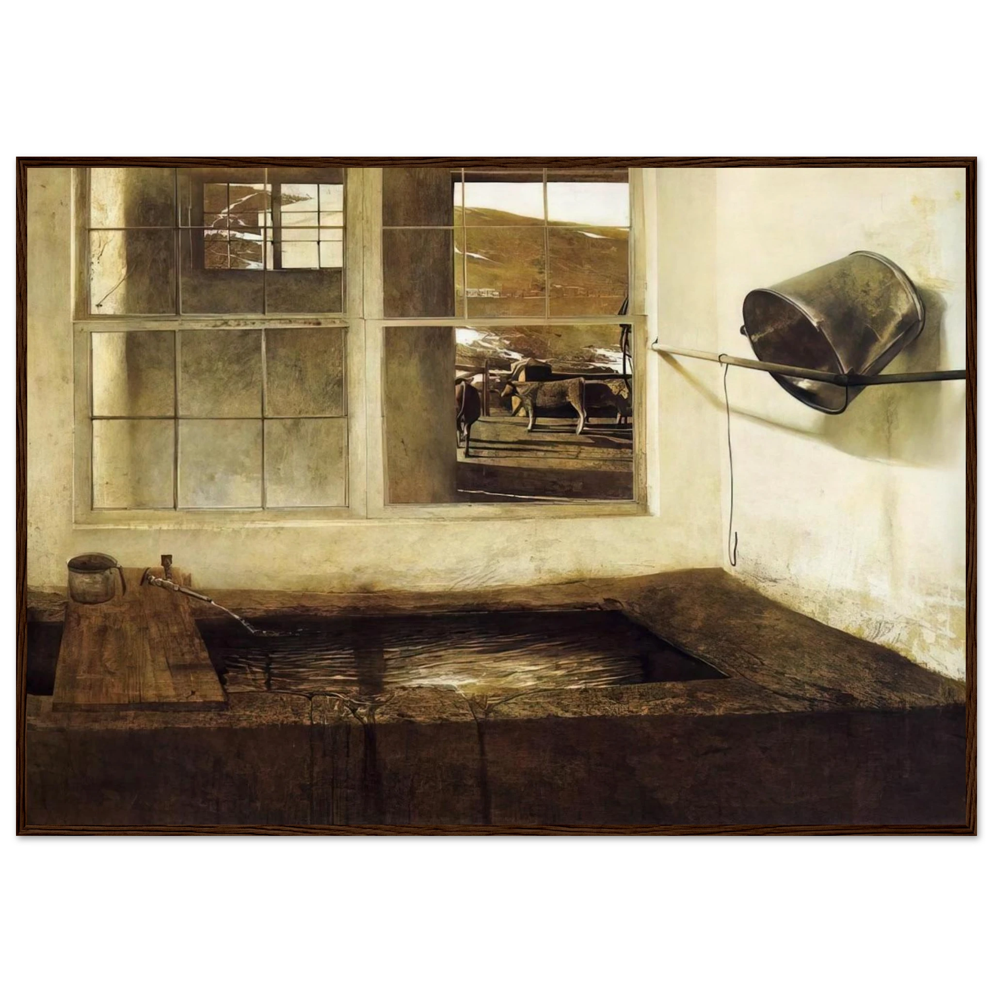 SPRING FED Framed Poster | Andrew Wyeth Framed Prints Wall Art | Andrew Wyeth Prints