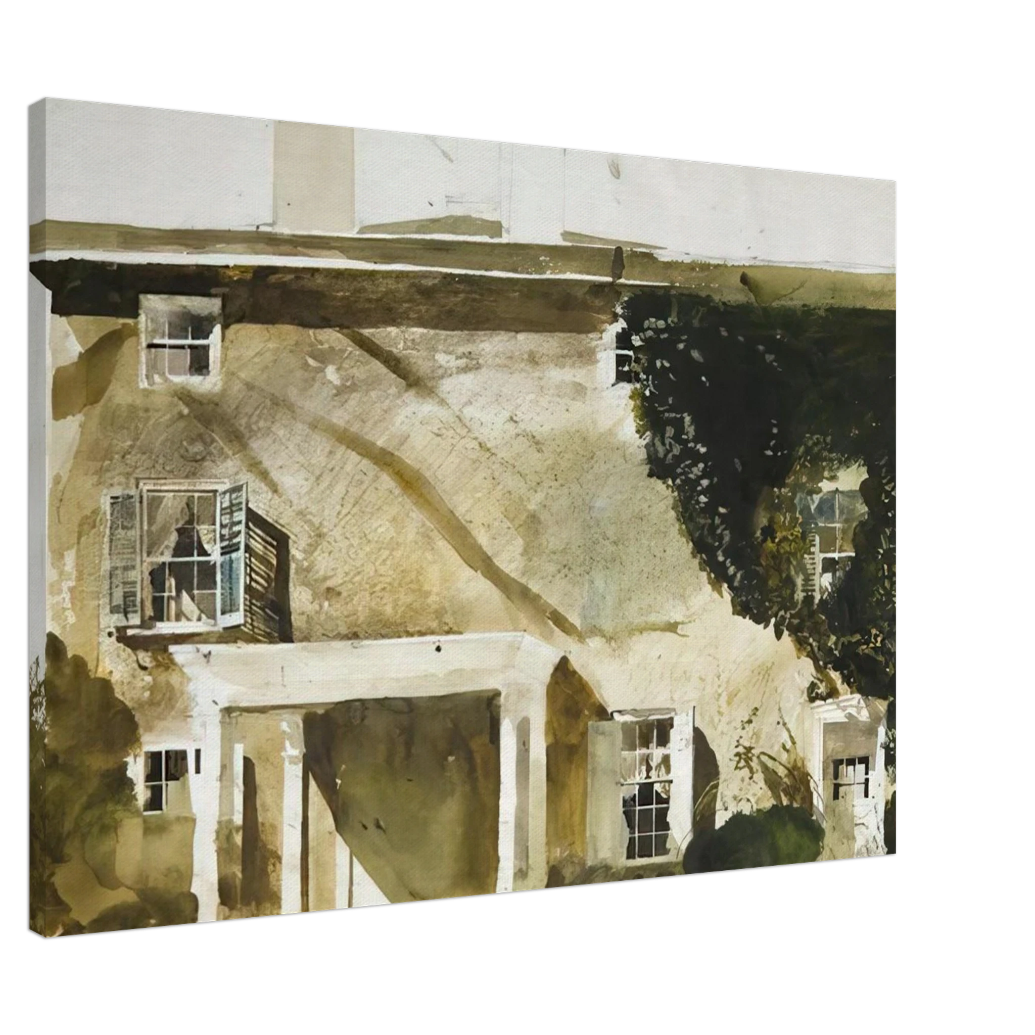 THE HATTON HOUSE 1967 Canvas | Andrew Wyeth Canvas | Andrew Wyeth Prints