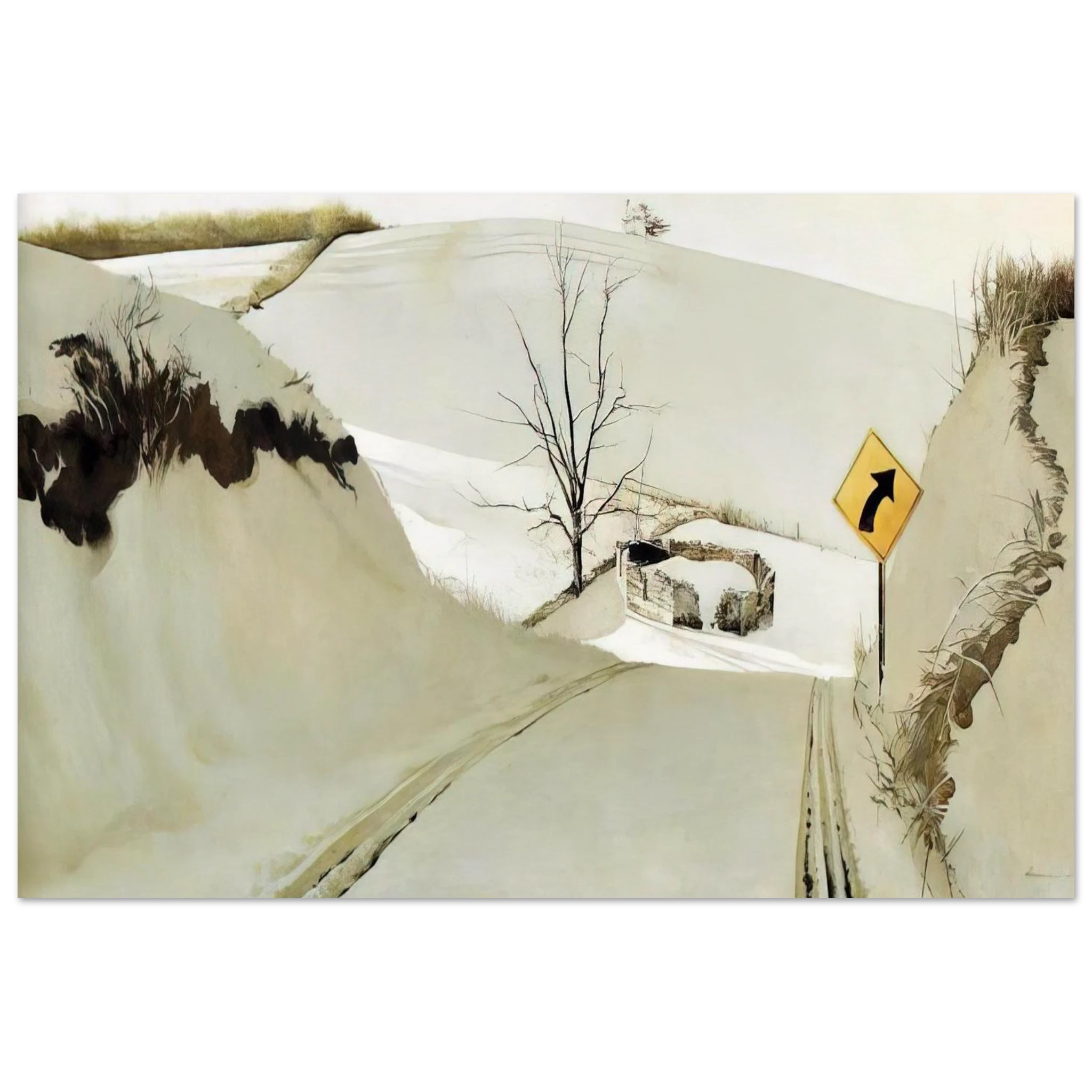 RING ROAD Poster | Andrew Wyeth Poster | Andrew Wyeth Prints